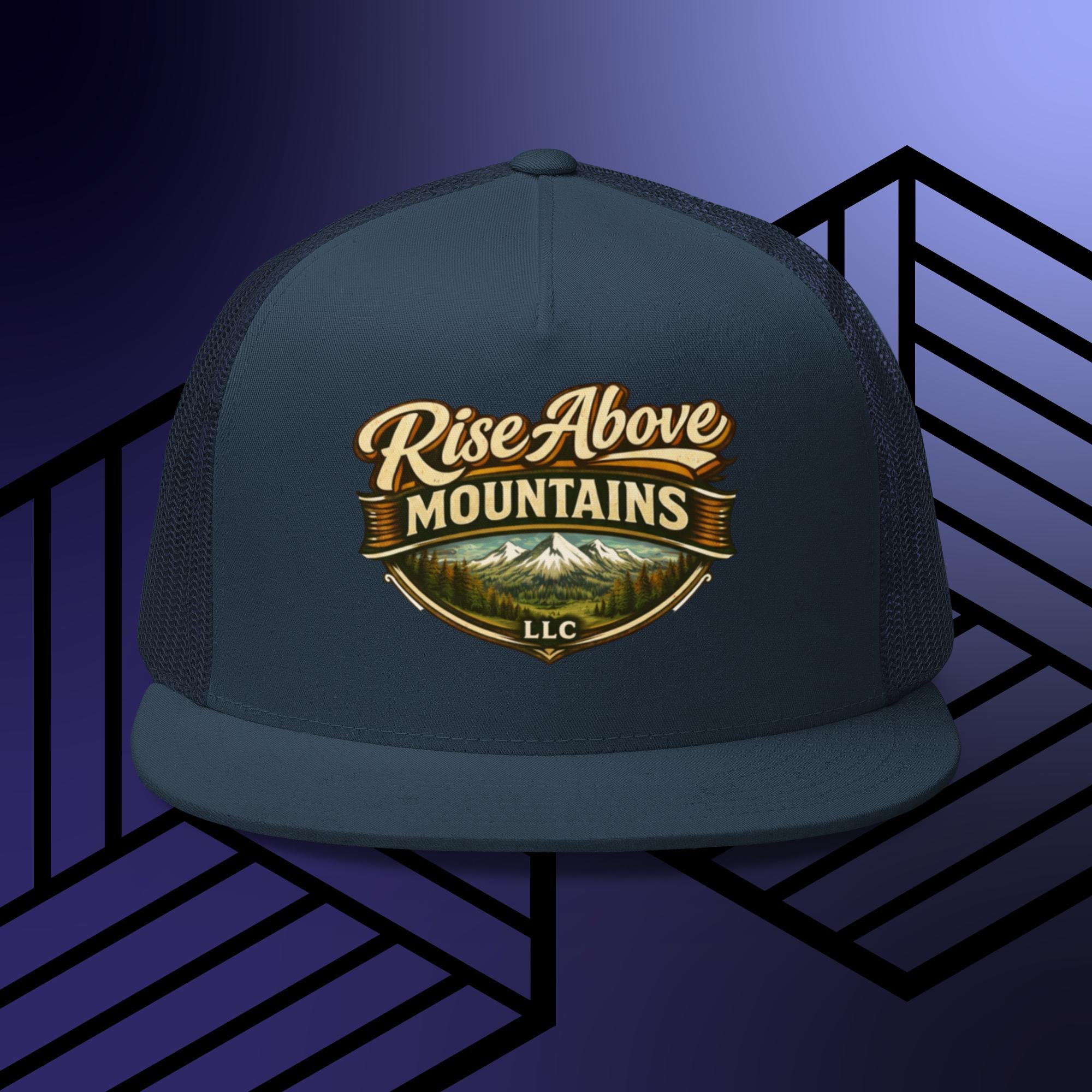 Rise Above Mountains LLC Trucker Cap - Rise Above Mountains LLC