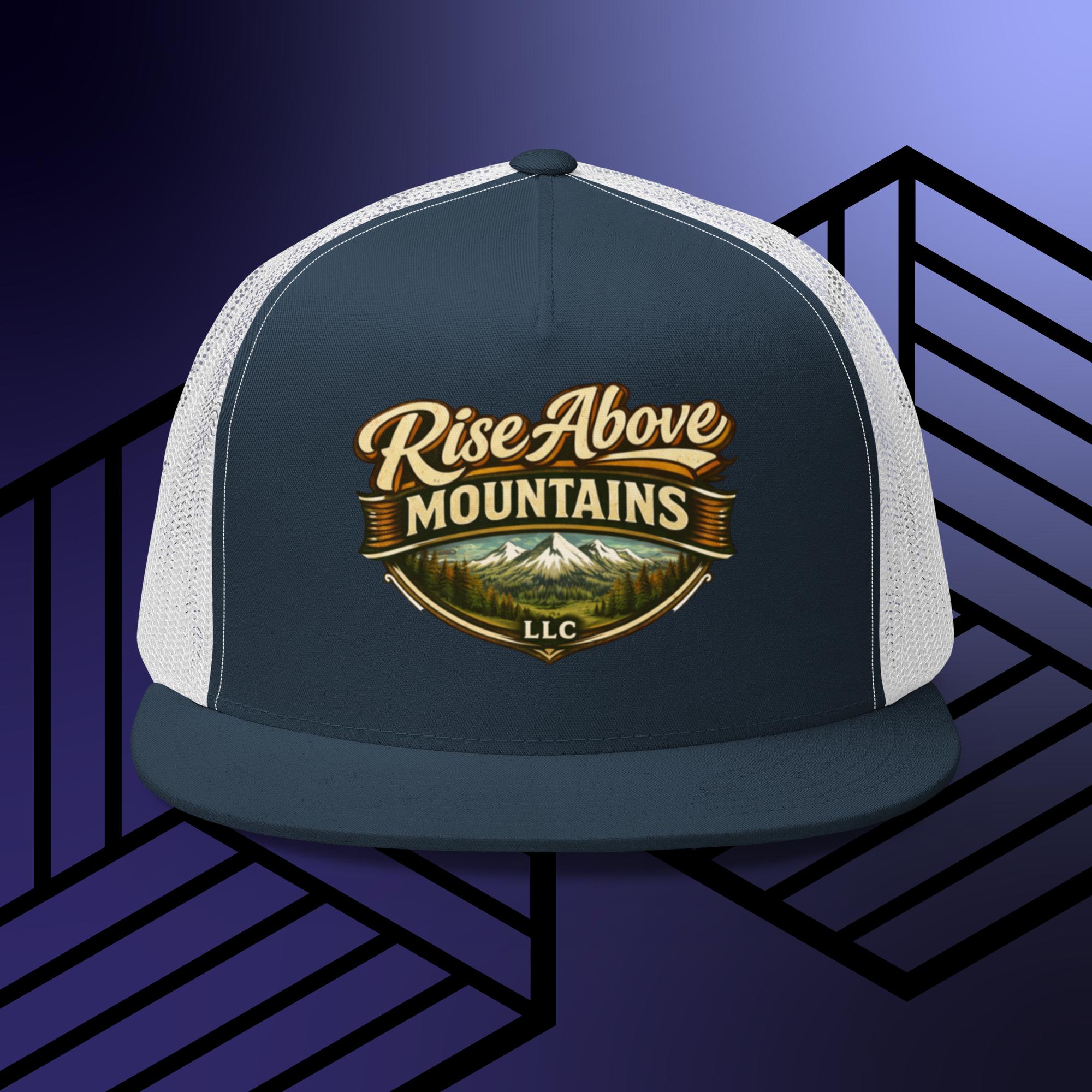 Rise Above Mountains LLC Trucker Cap - Rise Above Mountains LLC