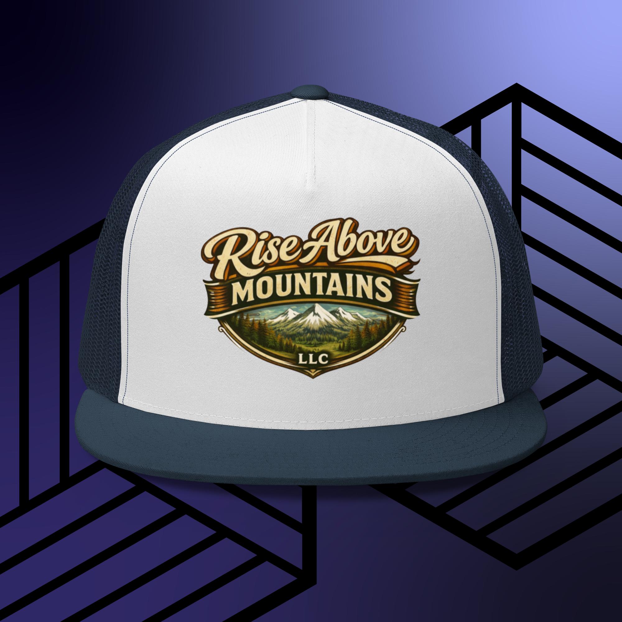Rise Above Mountains LLC Trucker Cap - Rise Above Mountains LLC