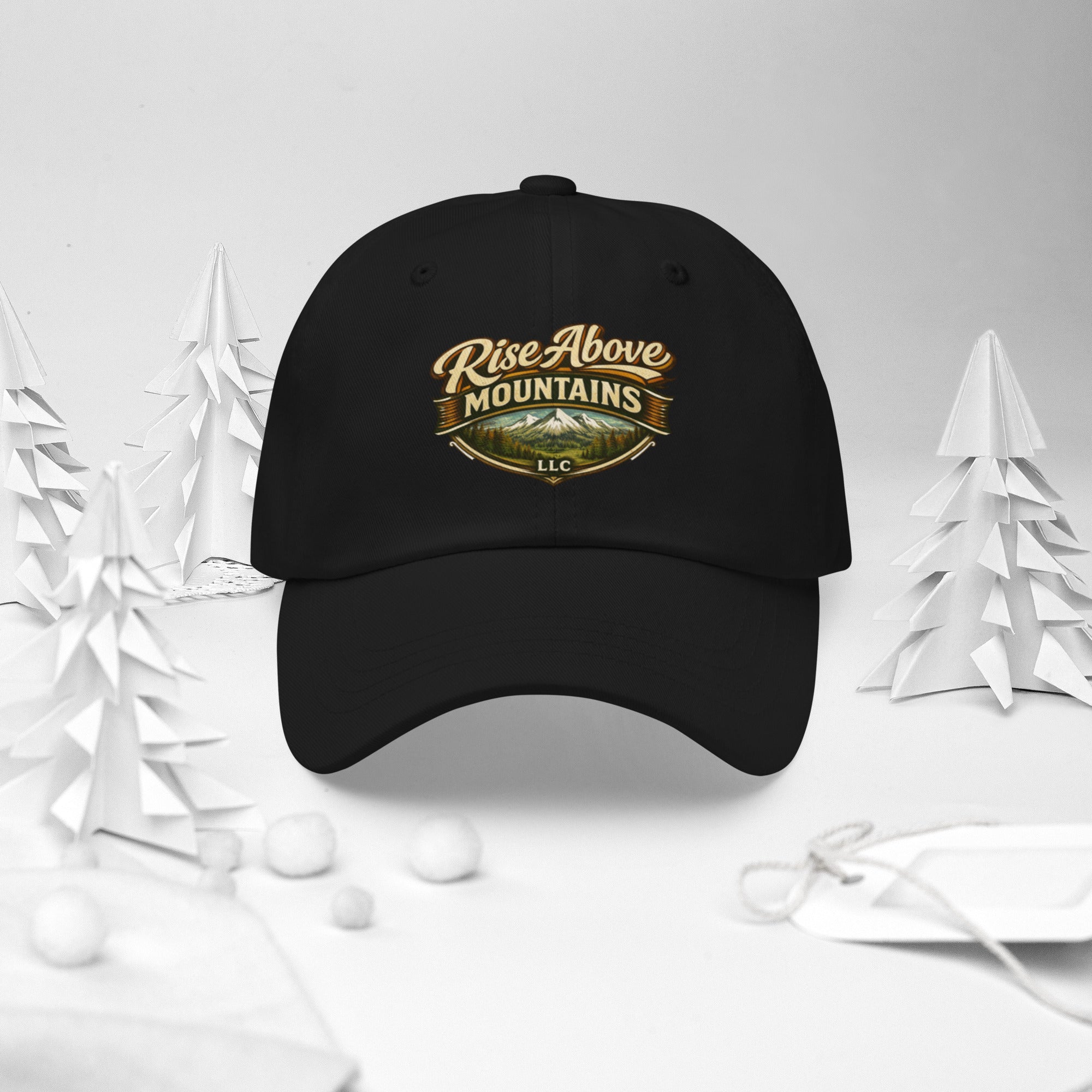 Rise Above Mountains LLC ballcap hat - Rise Above Mountains LLC