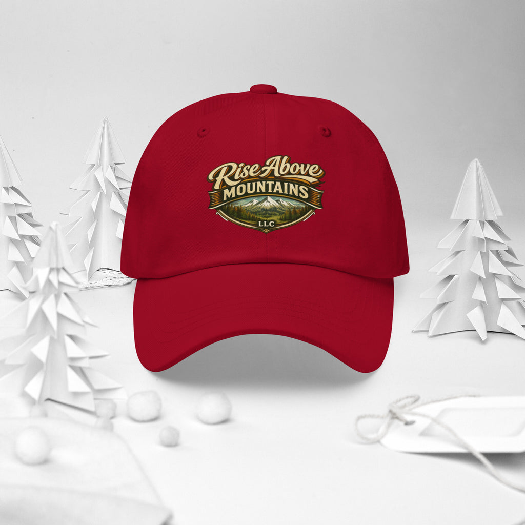 Rise Above Mountains LLC ballcap hat - Rise Above Mountains LLC