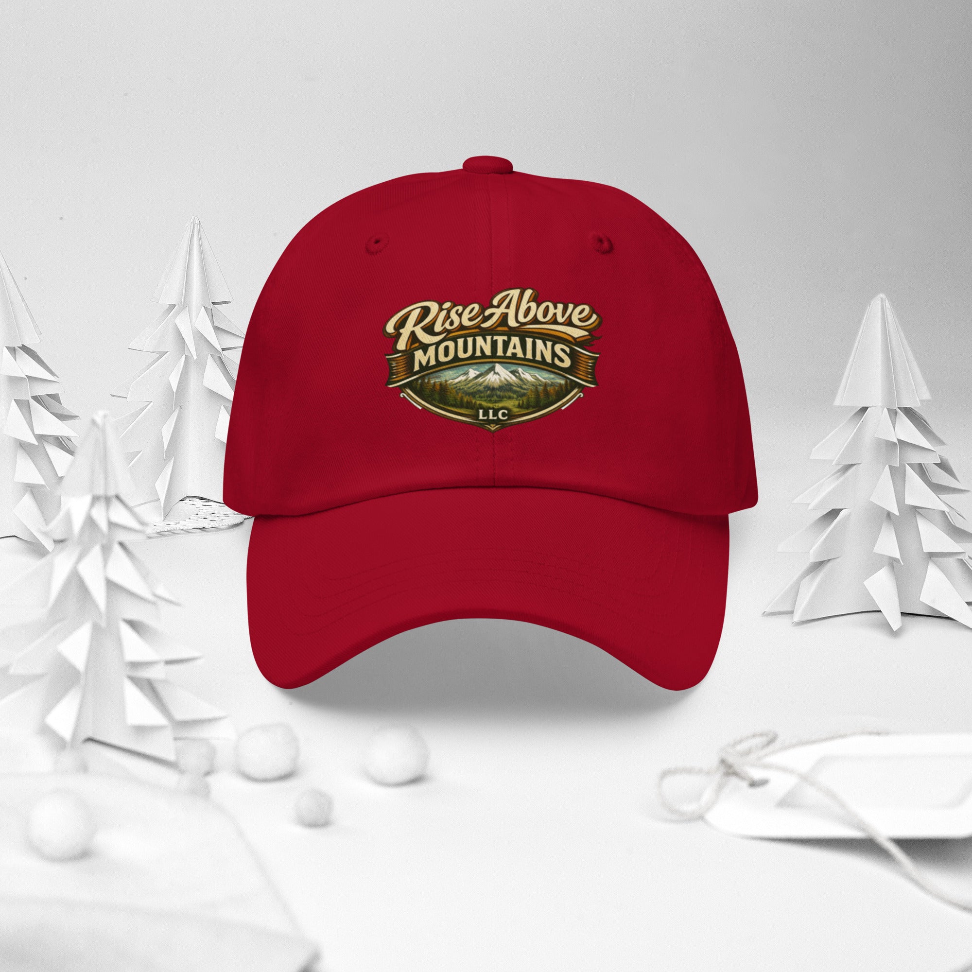 Rise Above Mountains LLC ballcap hat - Rise Above Mountains LLC