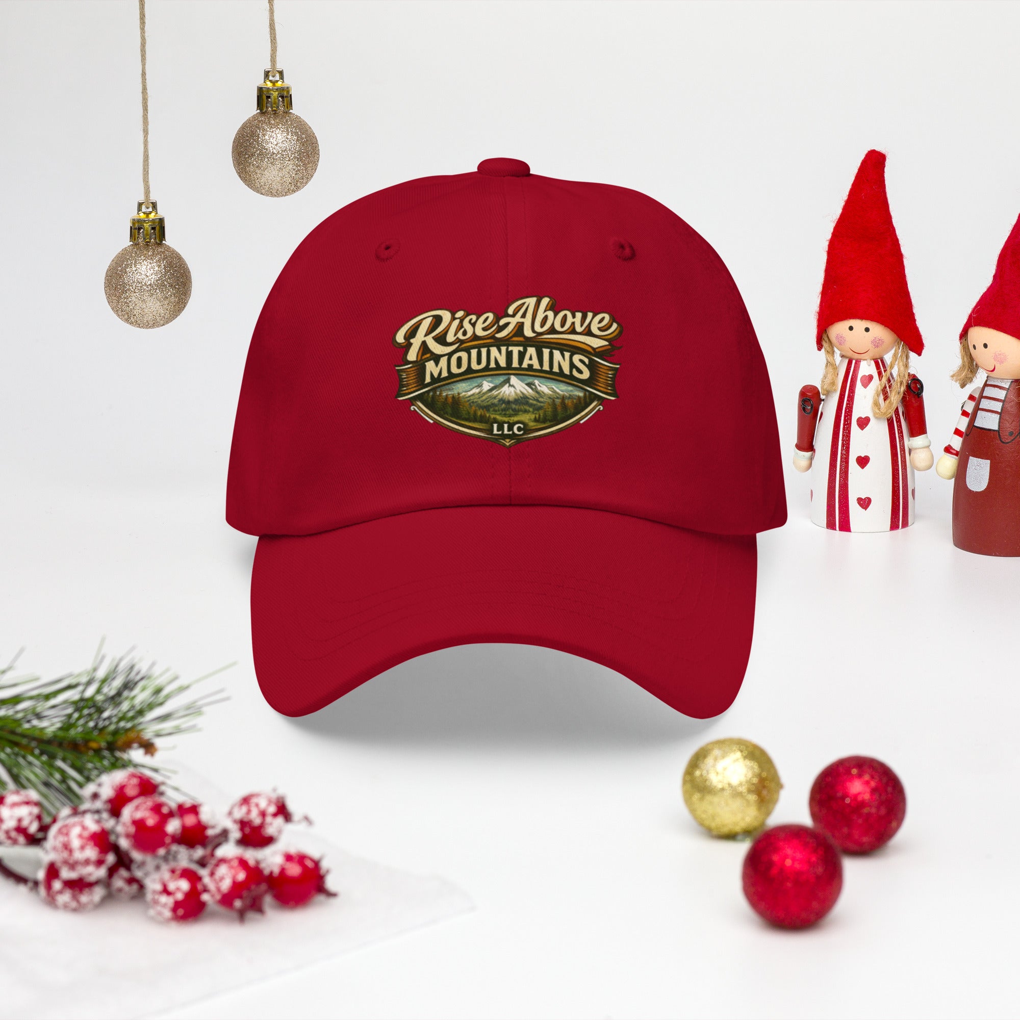 Rise Above Mountains LLC ballcap hat - Rise Above Mountains LLC