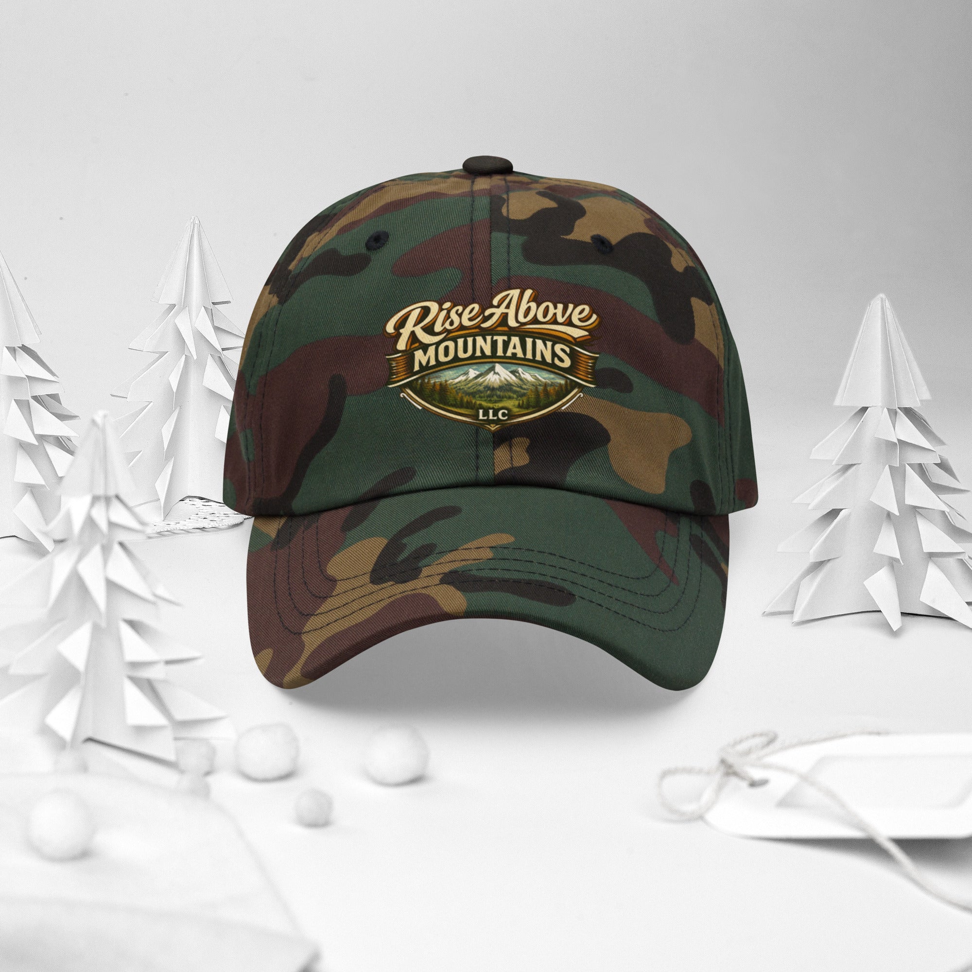Rise Above Mountains LLC ballcap hat - Rise Above Mountains LLC
