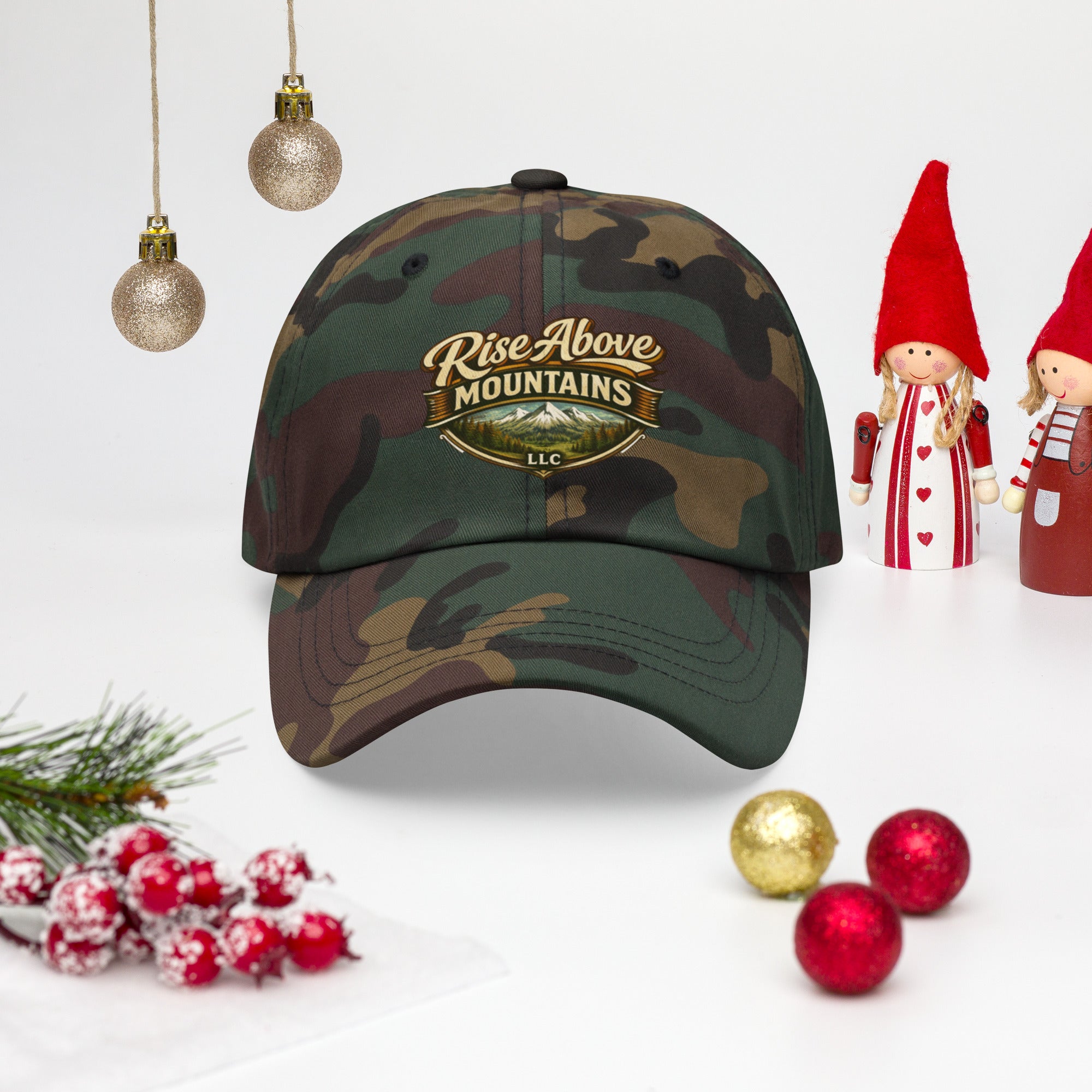 Rise Above Mountains LLC ballcap hat - Rise Above Mountains LLC
