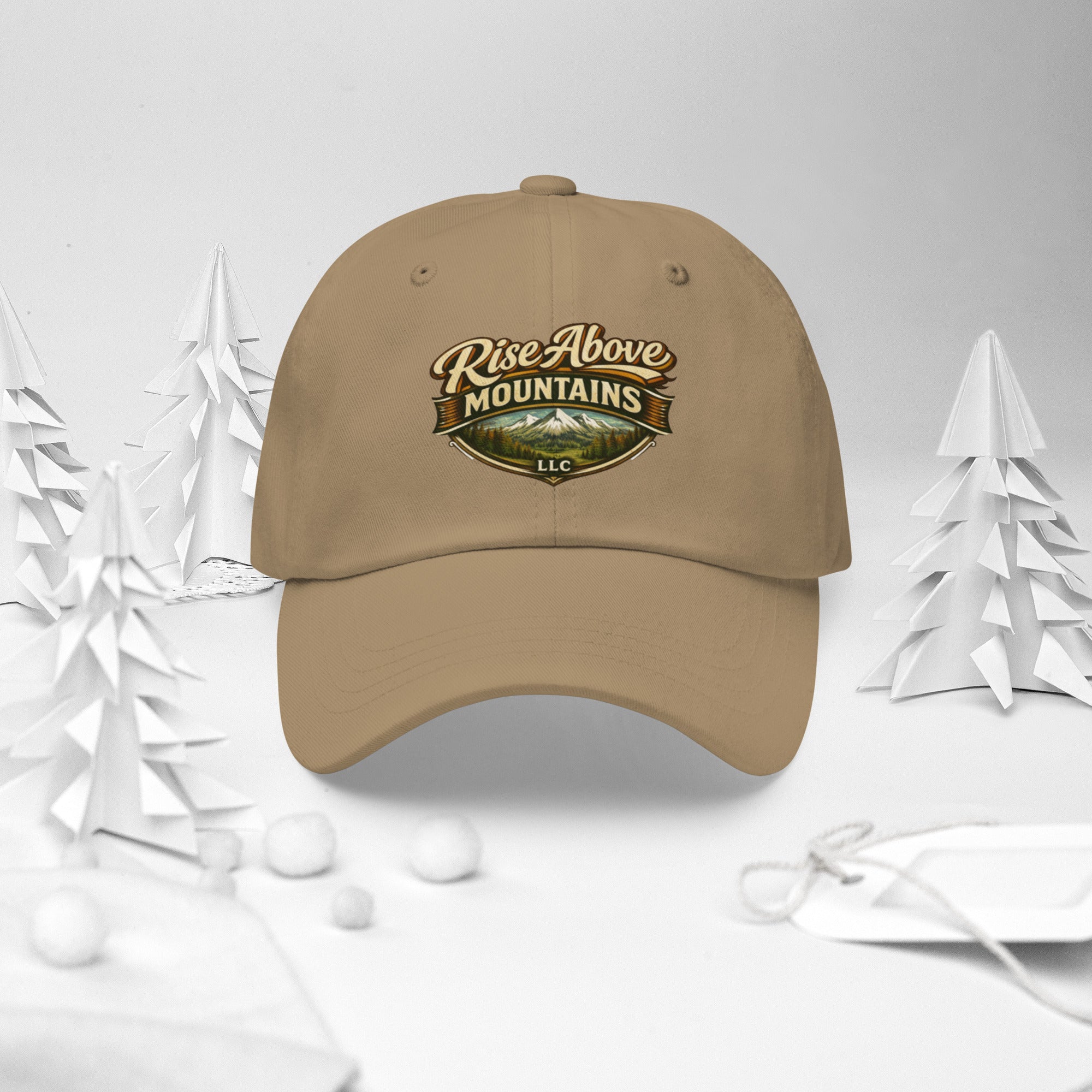 Rise Above Mountains LLC ballcap hat - Rise Above Mountains LLC