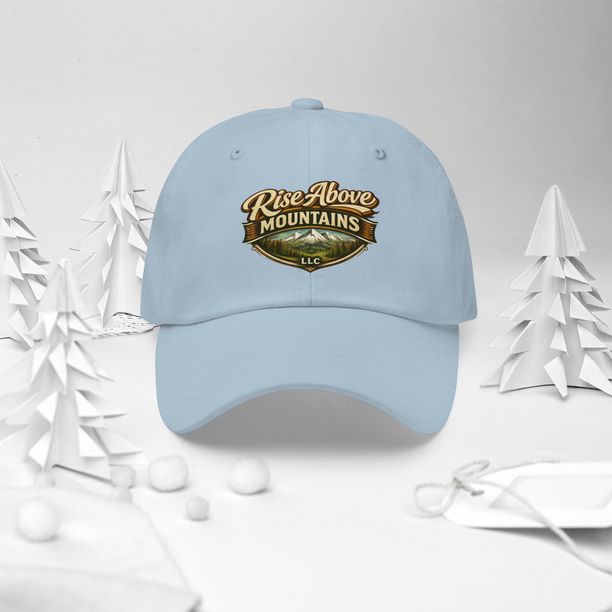 Rise Above Mountains LLC ballcap hat - Rise Above Mountains LLC