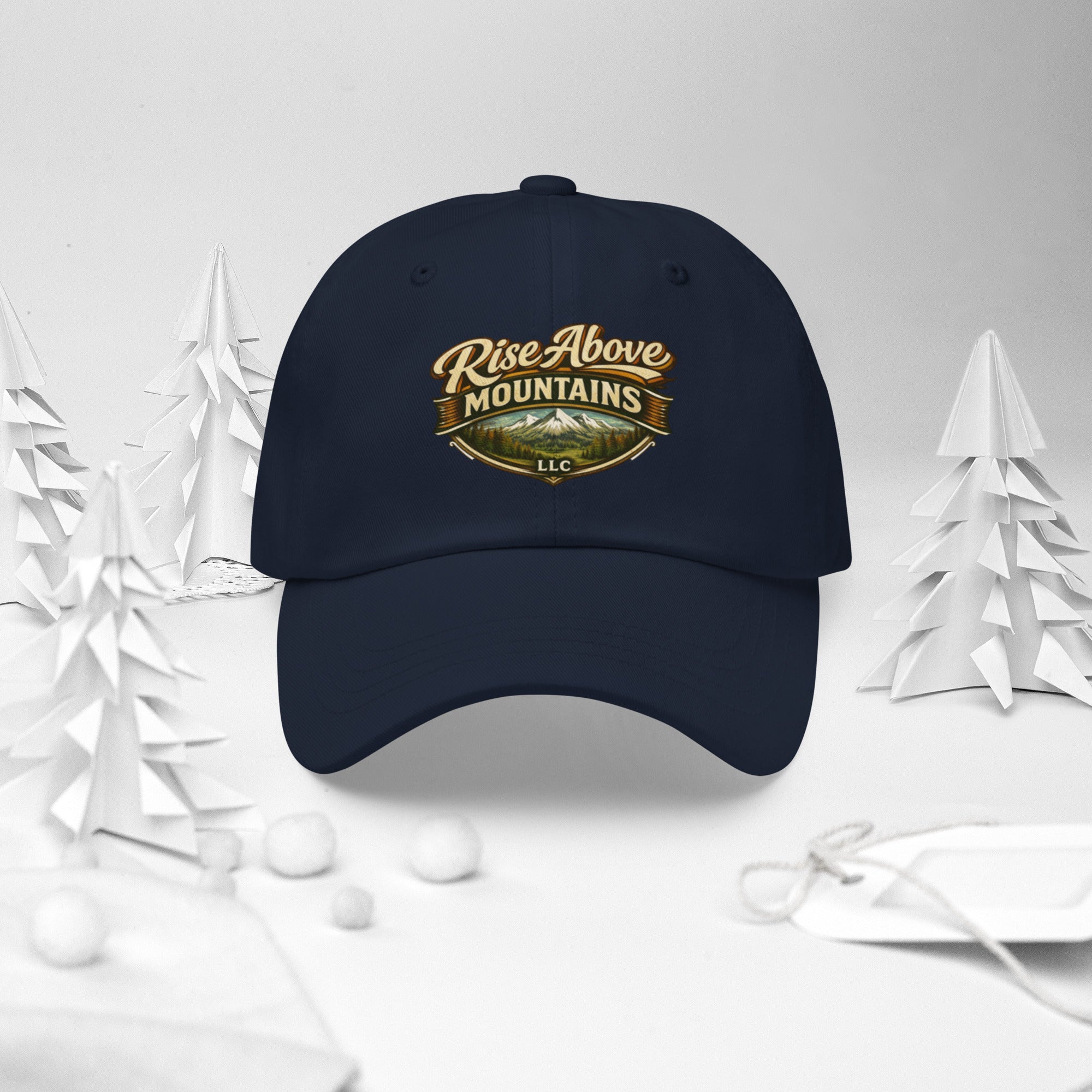 Rise Above Mountains LLC ballcap hat - Rise Above Mountains LLC