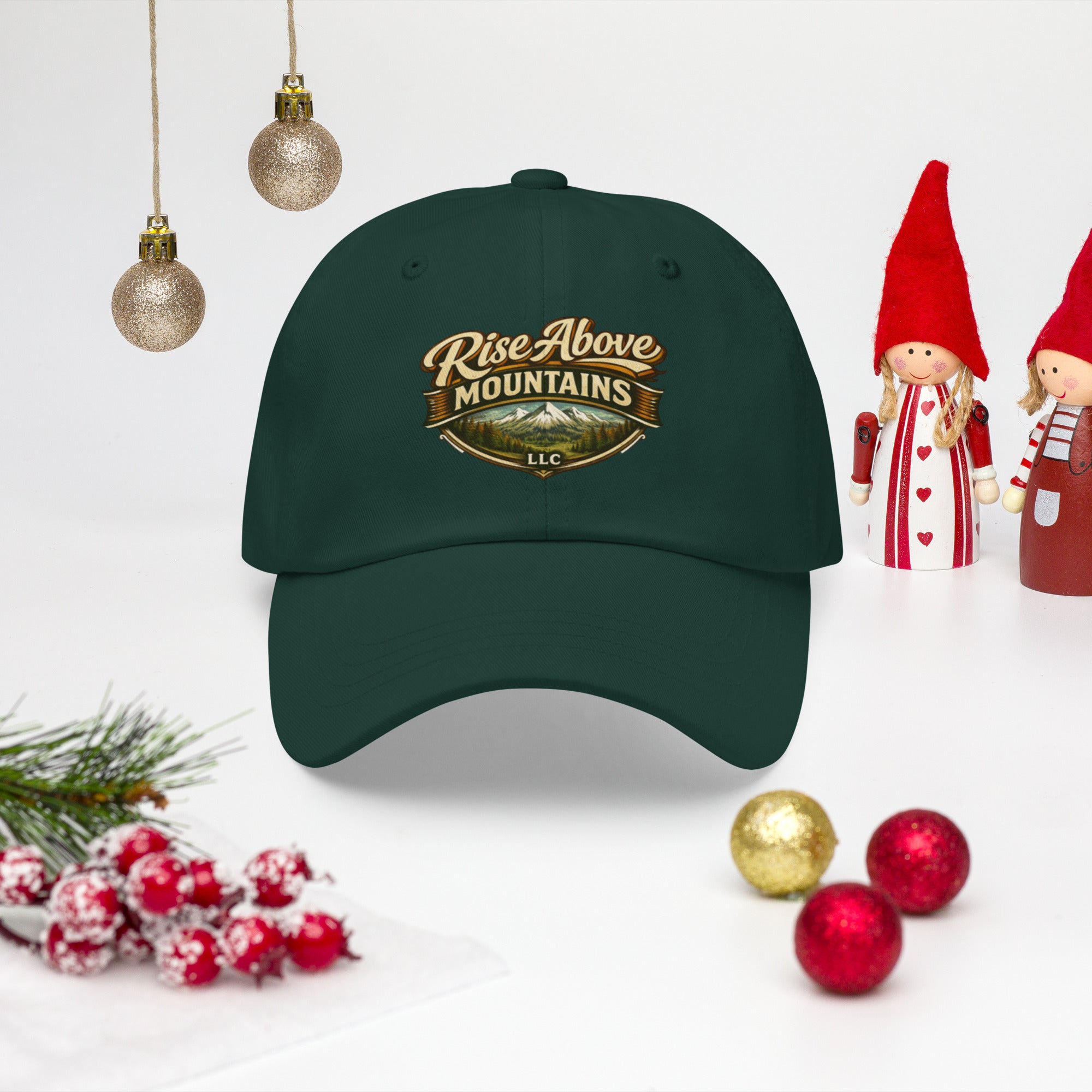 Rise Above Mountains LLC ballcap hat - Rise Above Mountains LLC