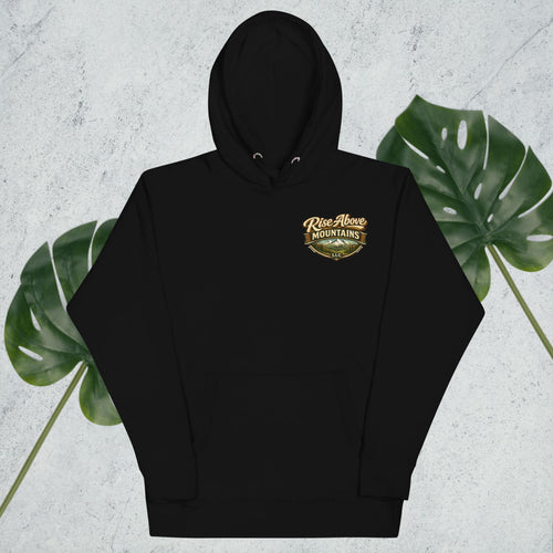 Unisex "Break through your limits" Hoodie - Rise Above Mountains LLC