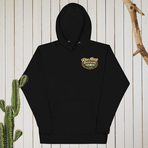 Unisex "Courage over comfort" Hoodie - Rise Above Mountains LLC