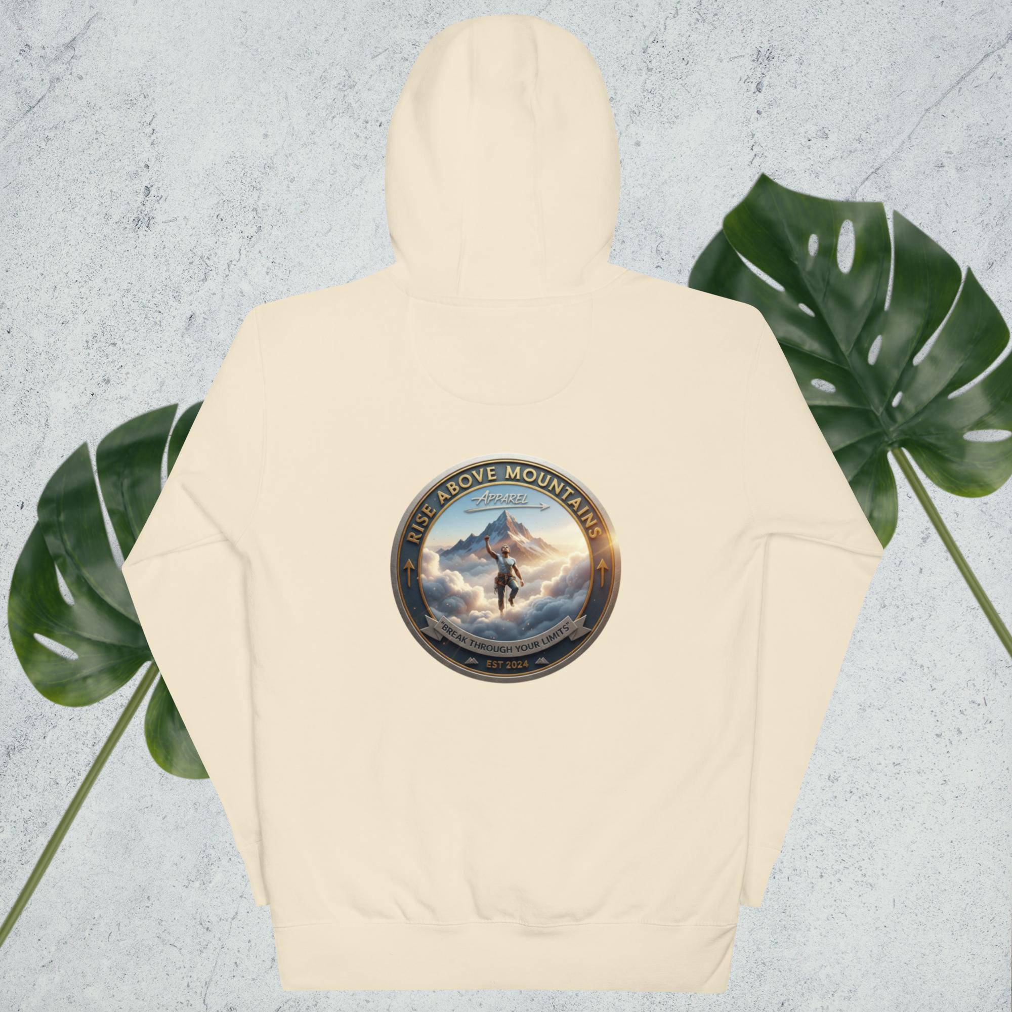 Unisex "Break through your limits" Hoodie - Rise Above Mountains LLC