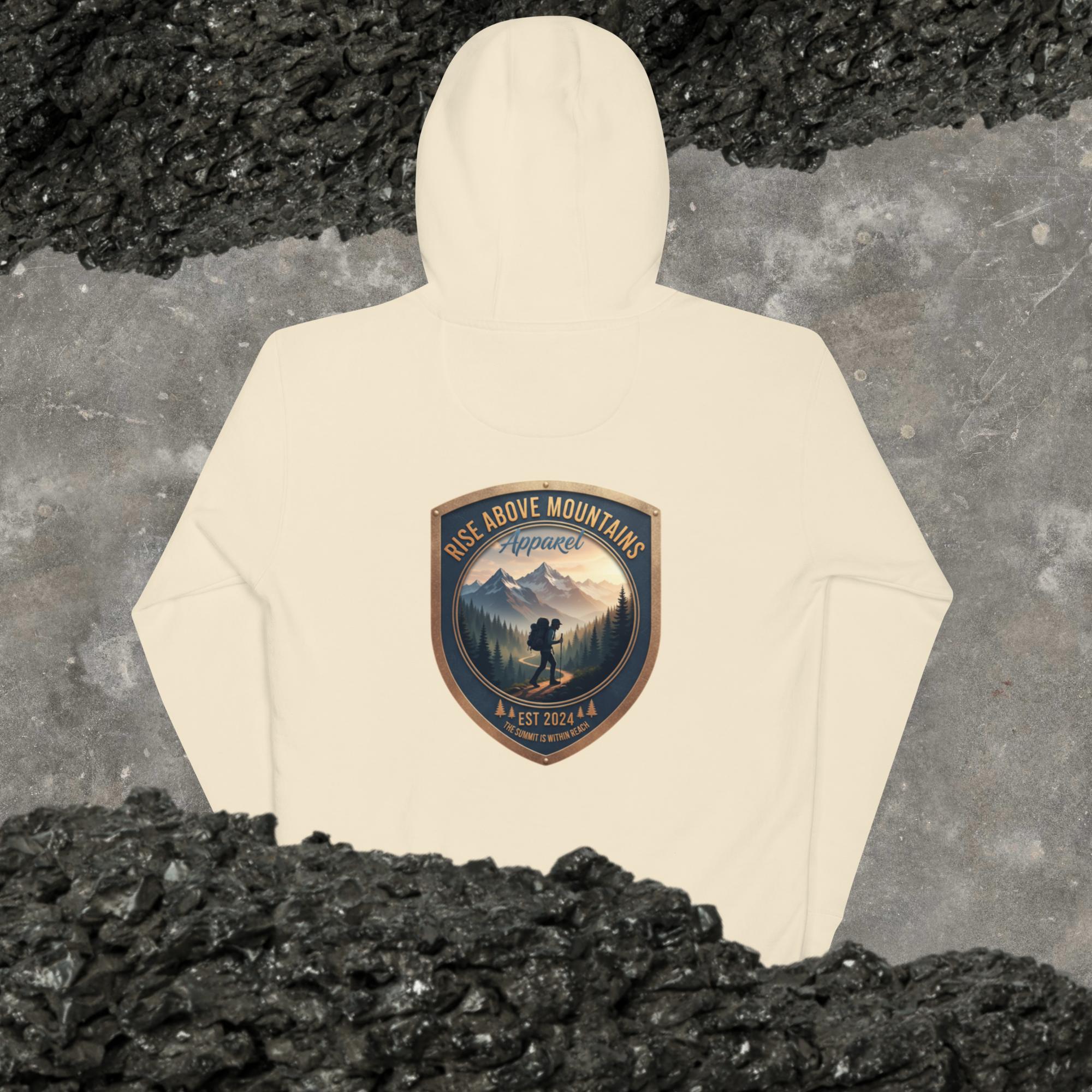 Unisex "The summit is within reach" Hoodie - Rise Above Mountains LLC