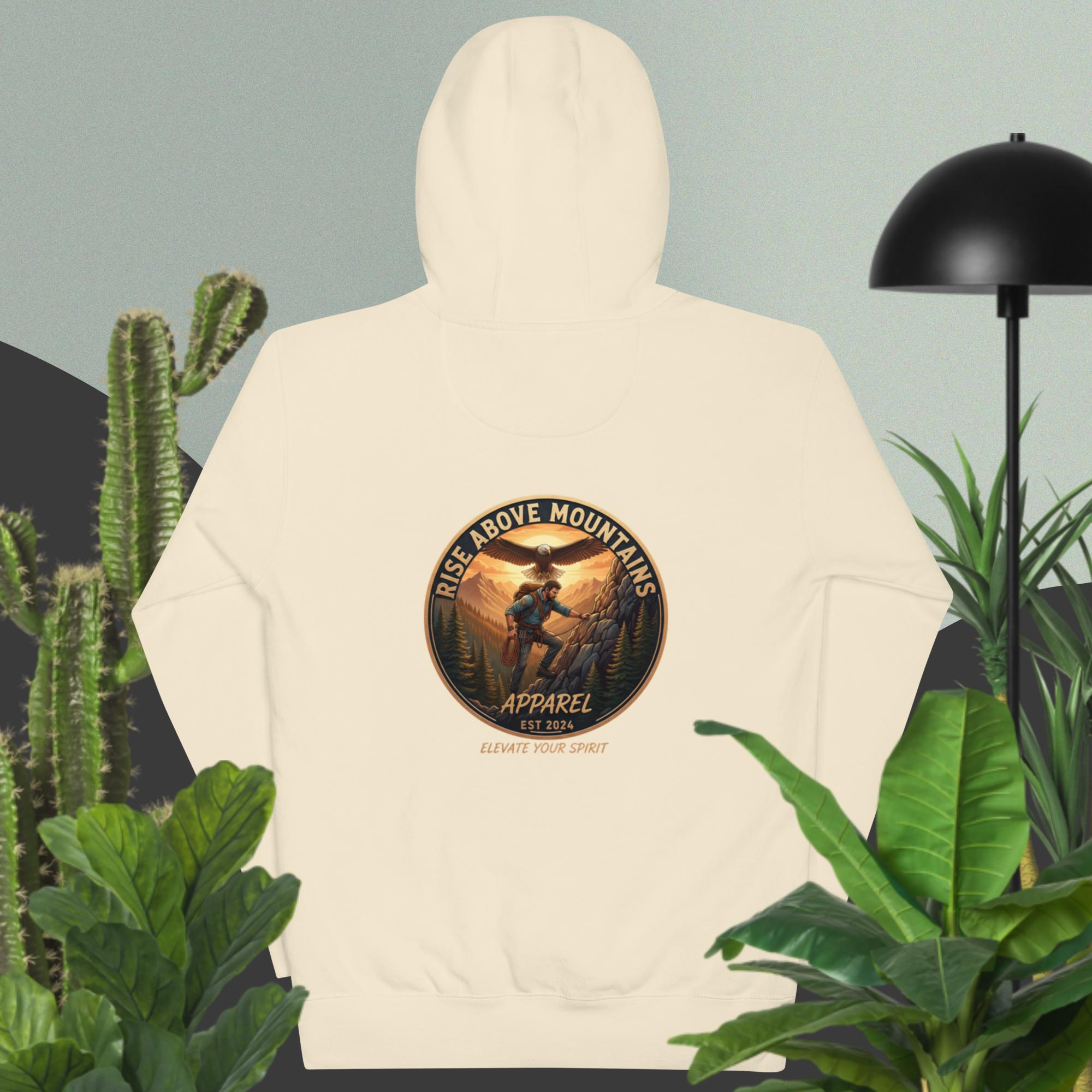 Unisex "Elevate your Spirit" Hoodie - Rise Above Mountains LLC