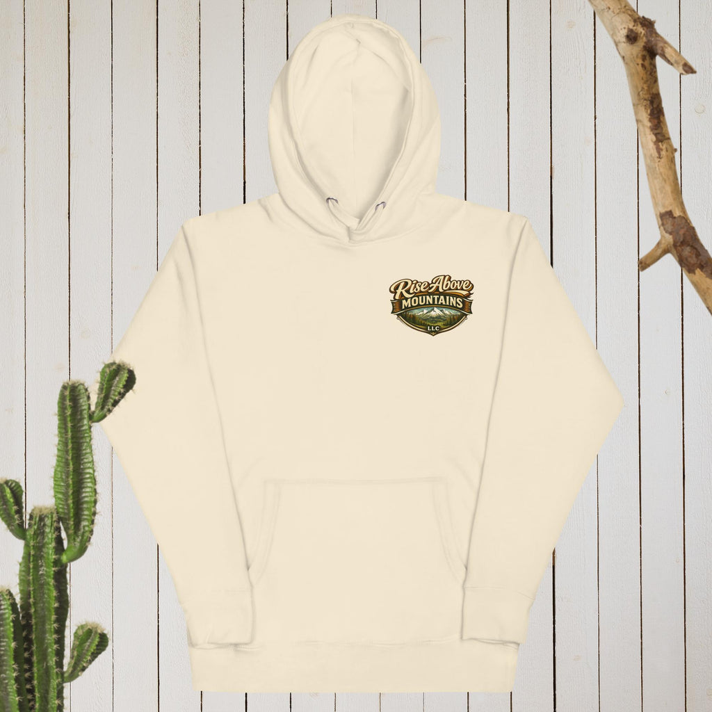 Unisex "Courage over comfort" Hoodie - Rise Above Mountains LLC