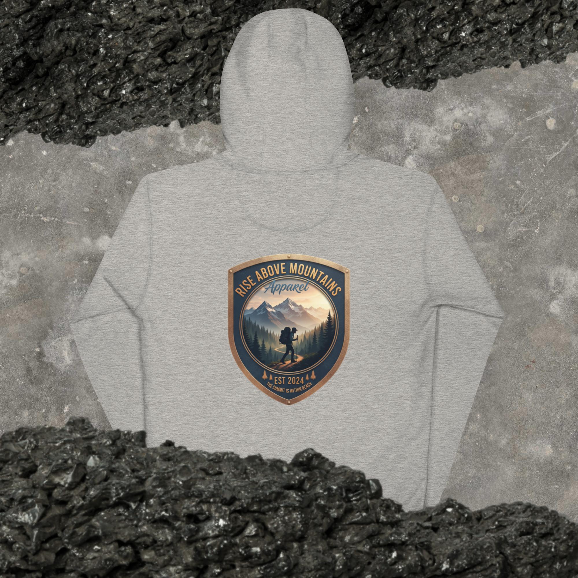 Unisex "The summit is within reach" Hoodie - Rise Above Mountains LLC