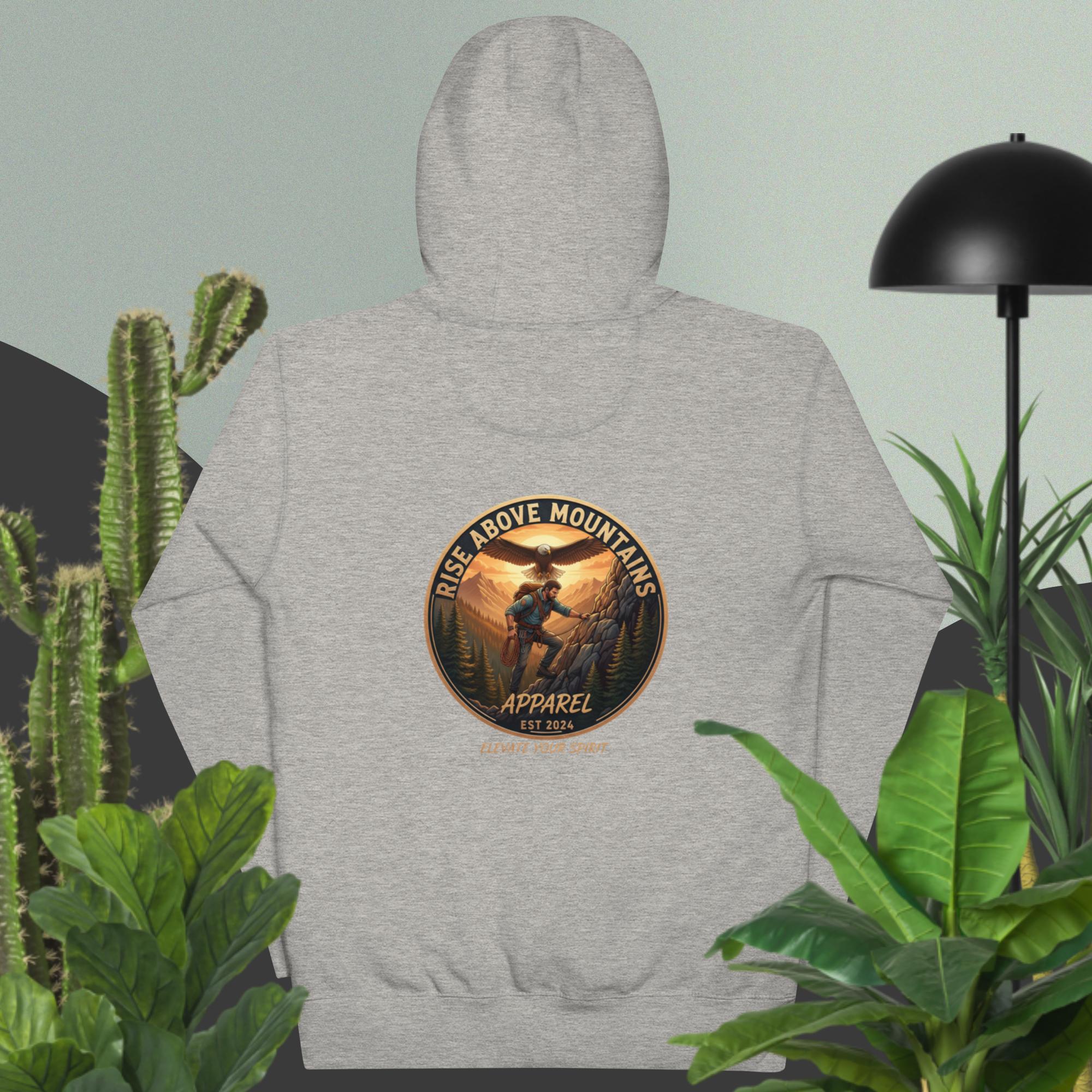 Unisex "Elevate your Spirit" Hoodie - Rise Above Mountains LLC