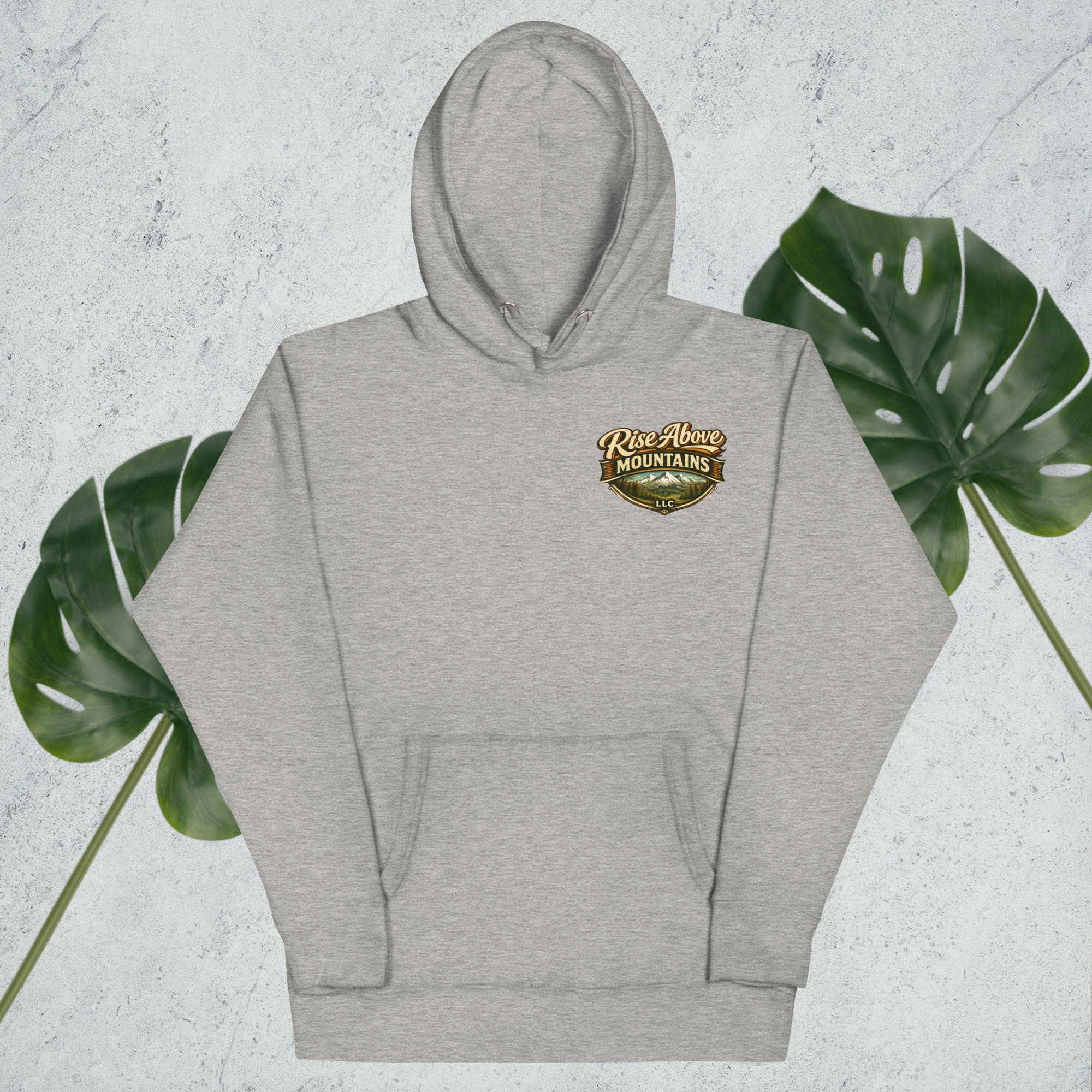 Unisex "Break through your limits" Hoodie - Rise Above Mountains LLC