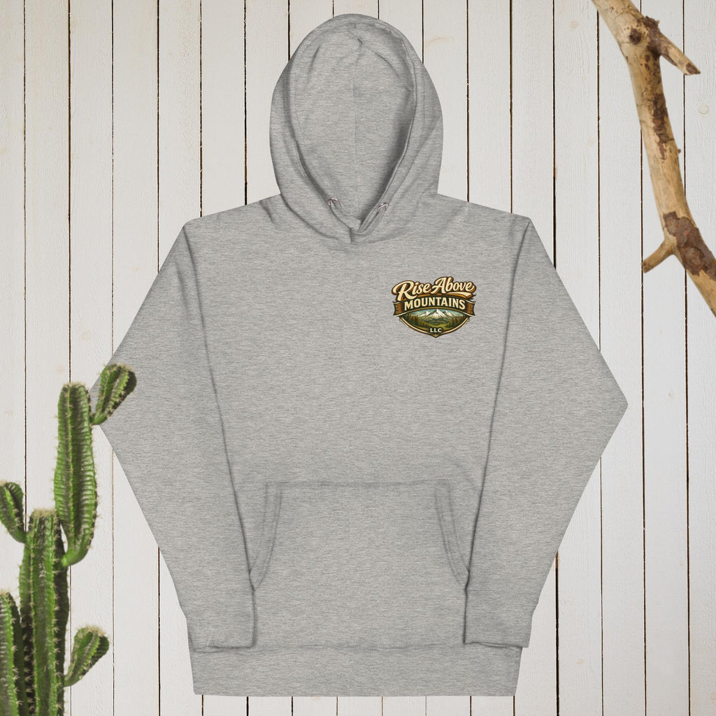 Unisex "Courage over comfort" Hoodie - Rise Above Mountains LLC