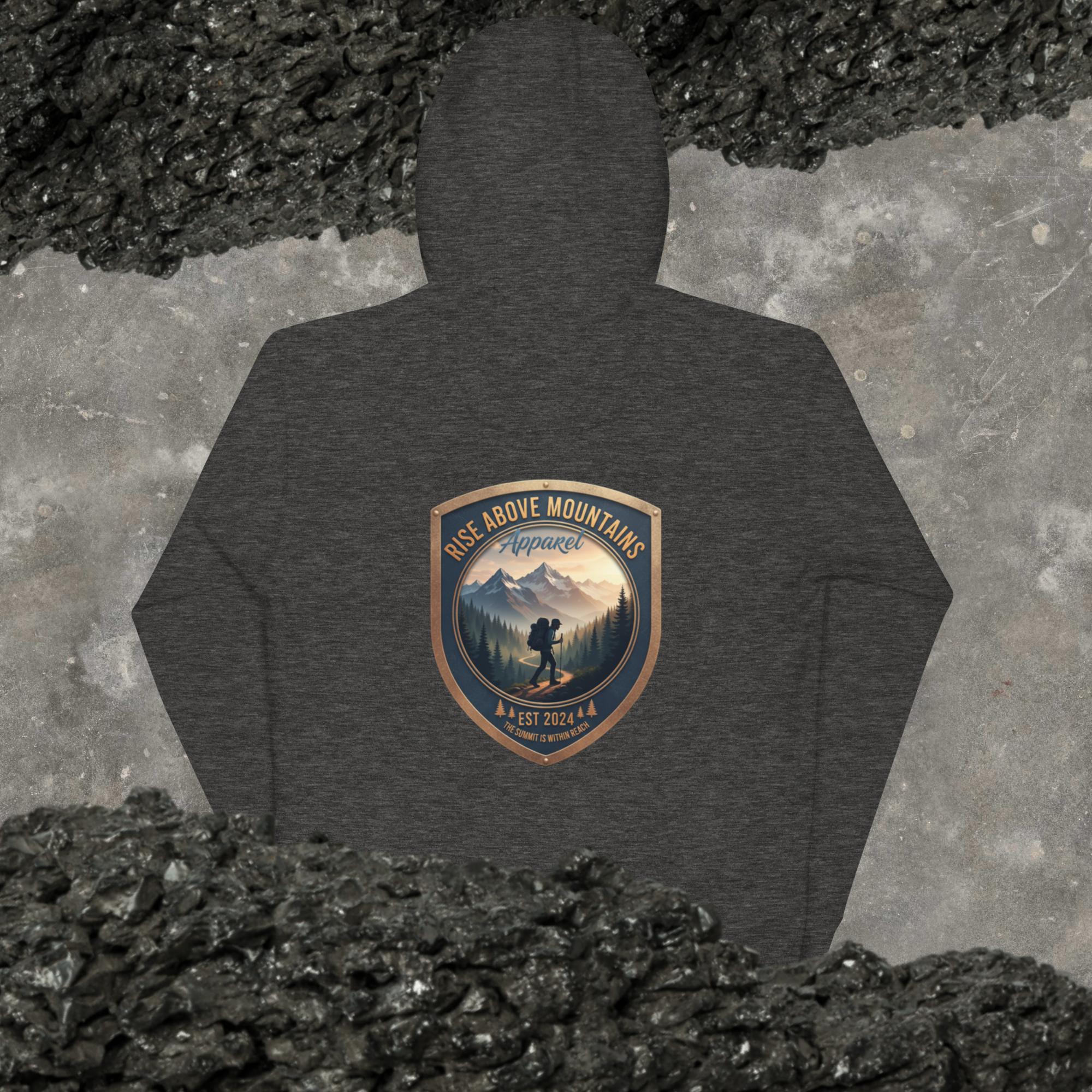 Unisex "The summit is within reach" Hoodie - Rise Above Mountains LLC