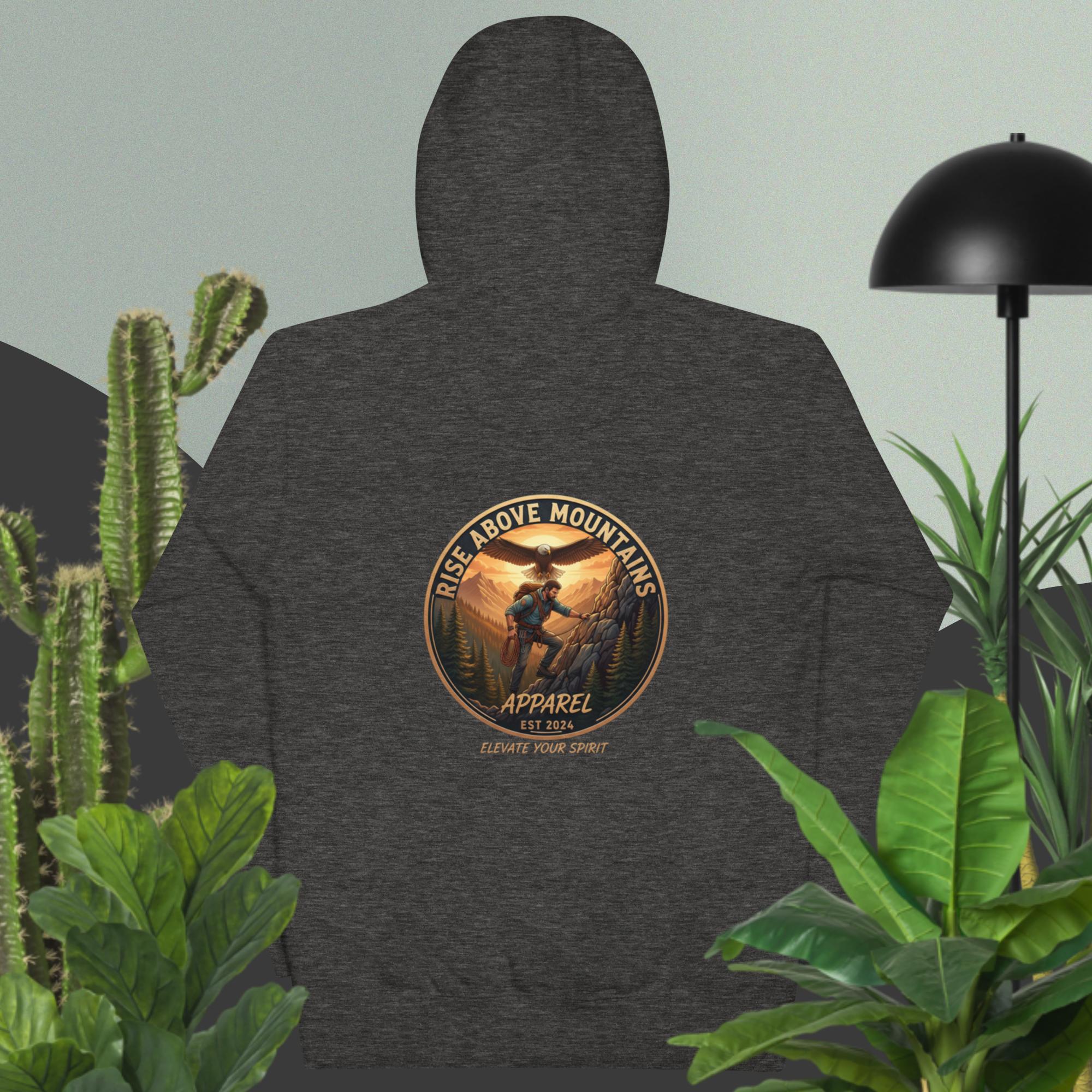 Unisex "Elevate your Spirit" Hoodie - Rise Above Mountains LLC