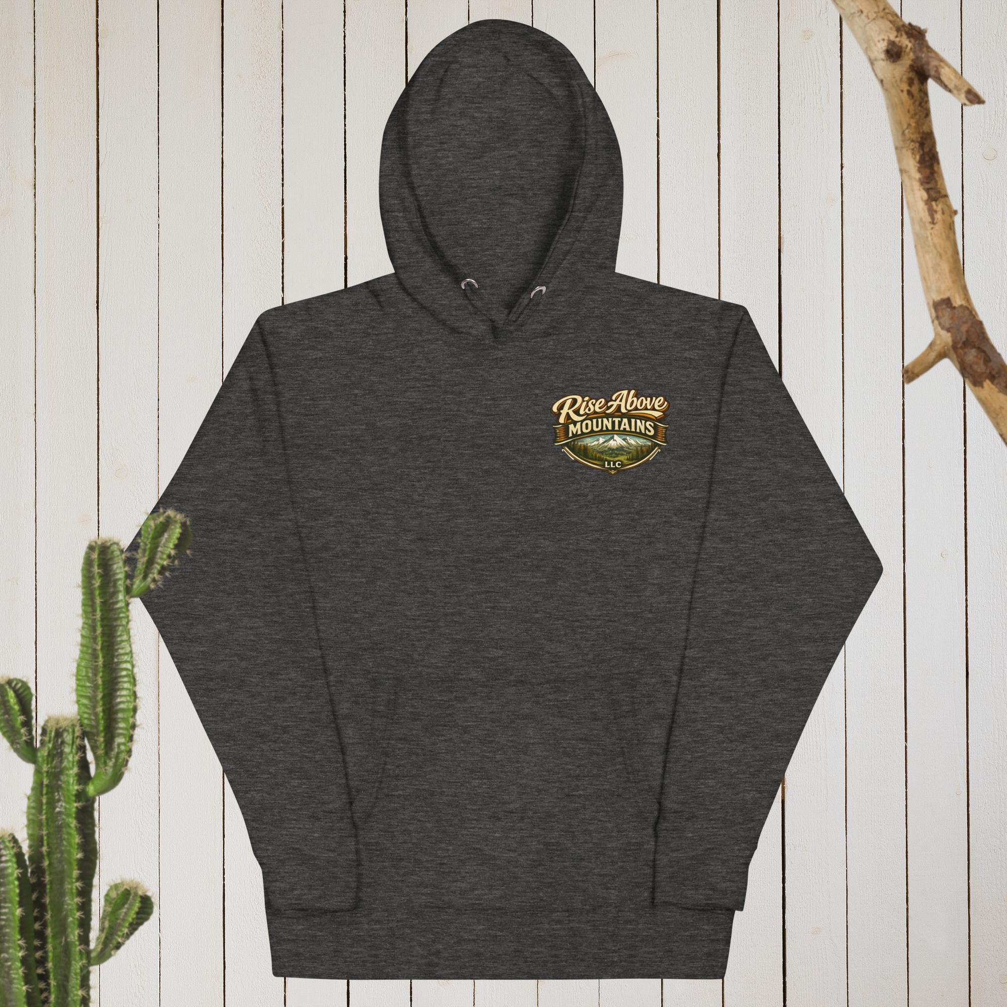 Unisex "Courage over comfort" Hoodie - Rise Above Mountains LLC