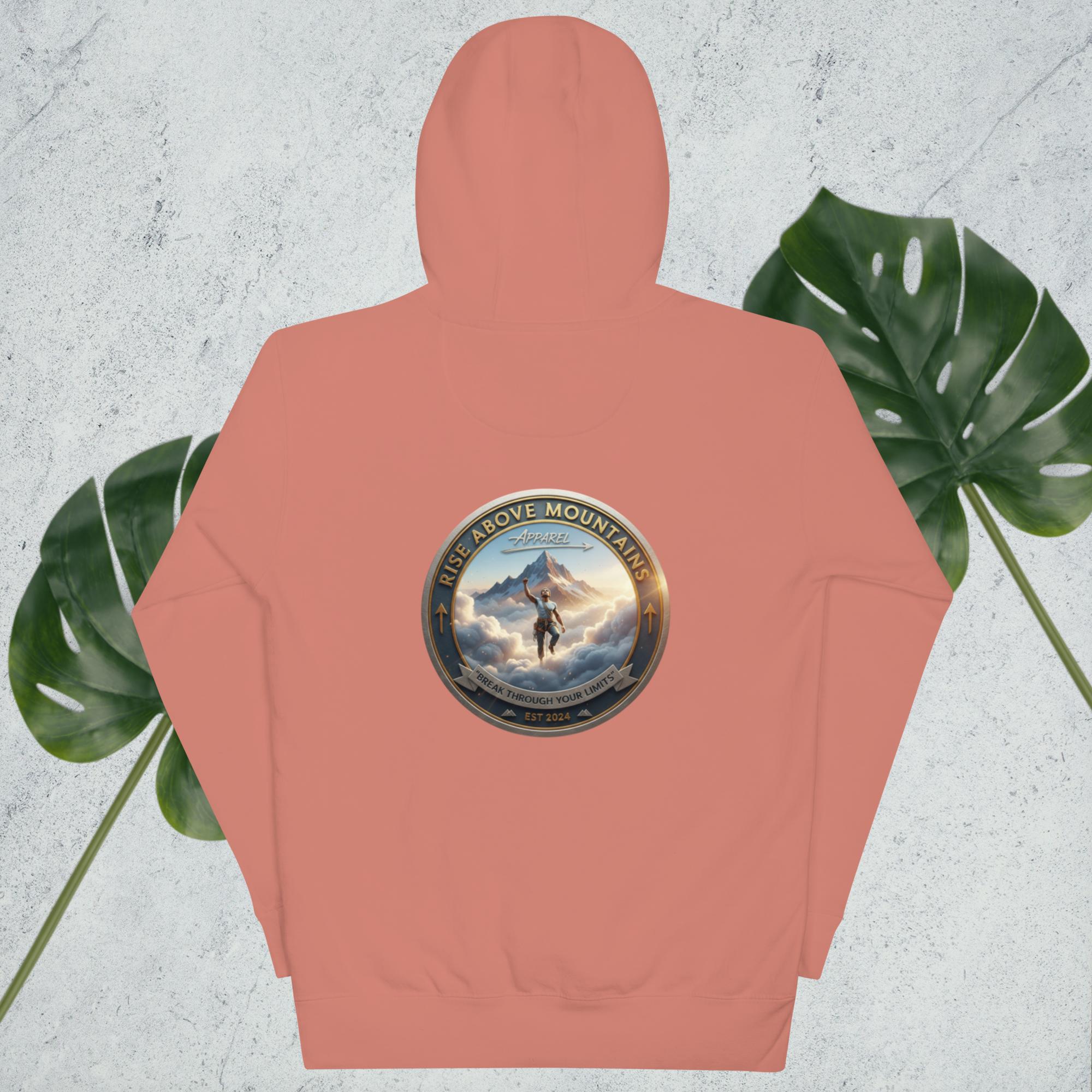 Unisex "Break through your limits" Hoodie - Rise Above Mountains LLC