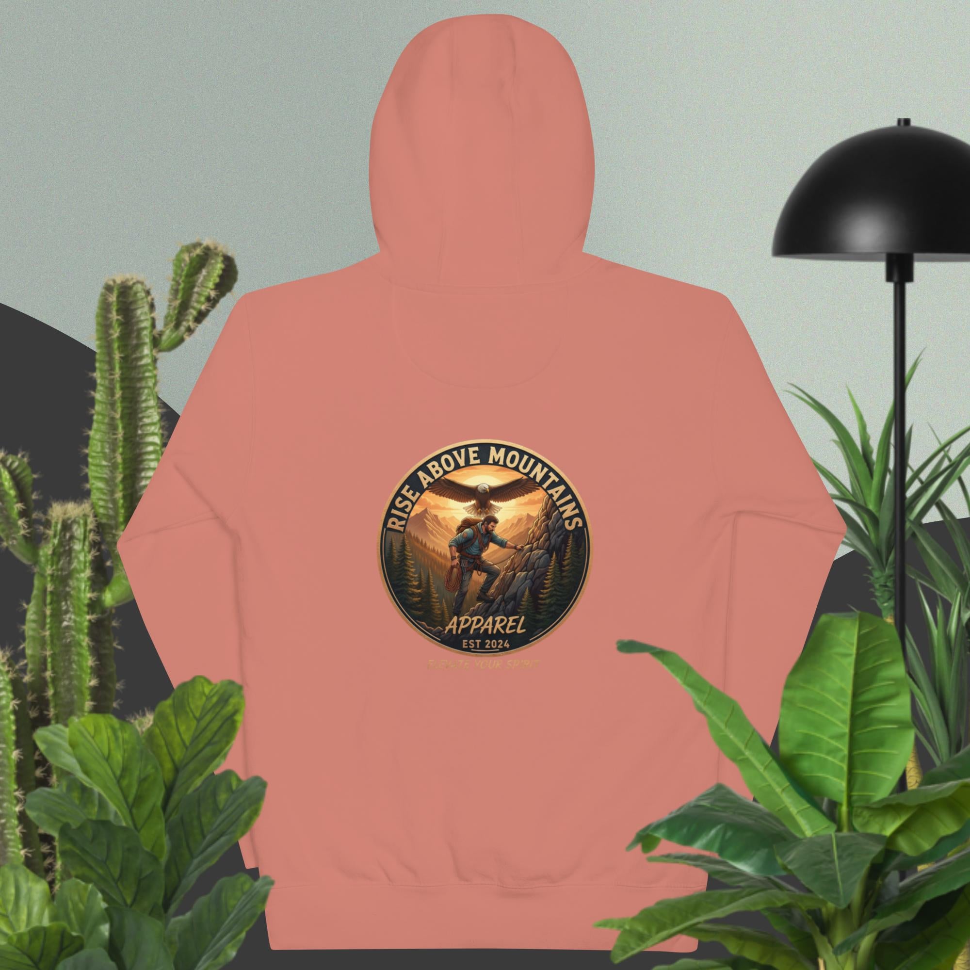 Unisex "Elevate your Spirit" Hoodie - Rise Above Mountains LLC