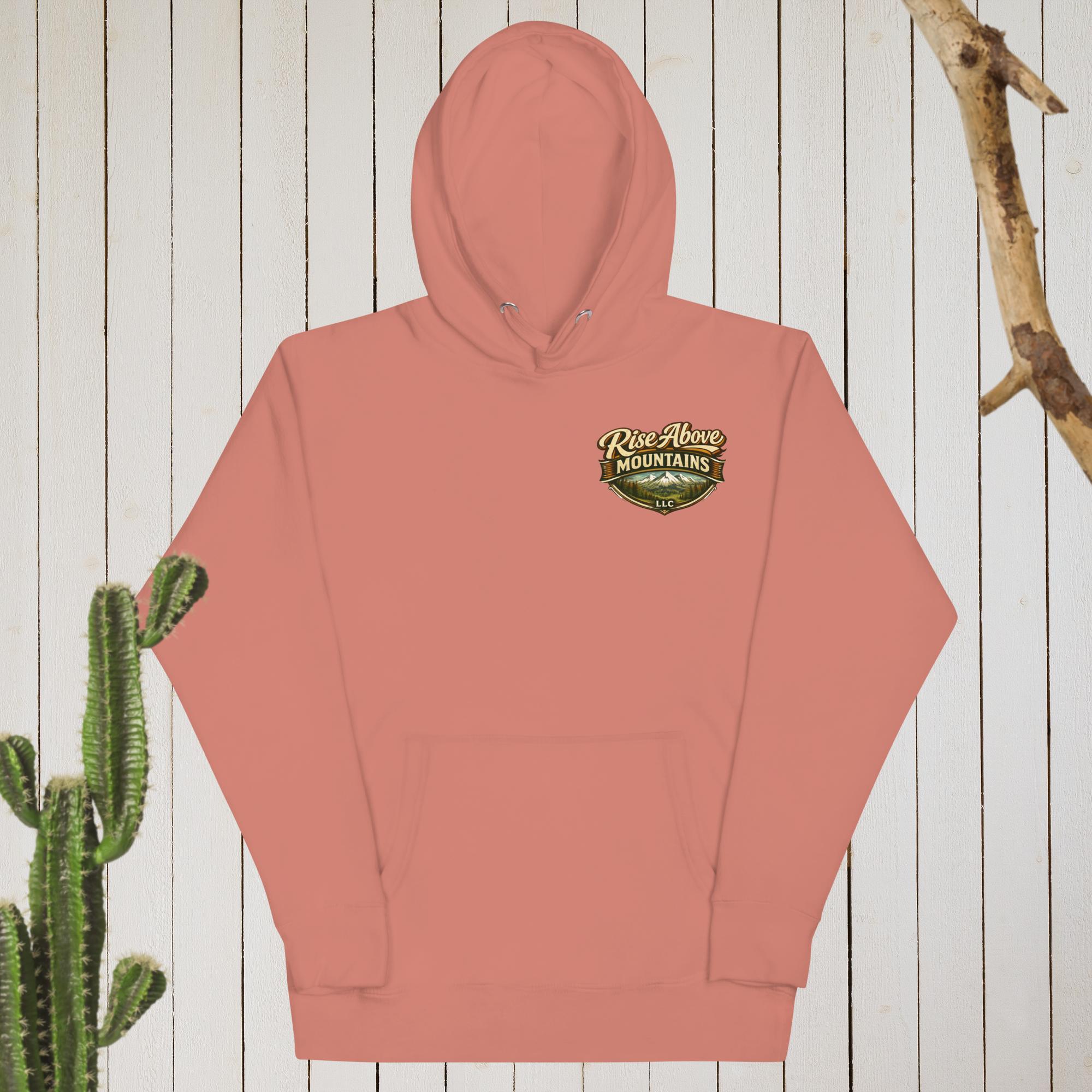 Unisex "Courage over comfort" Hoodie - Rise Above Mountains LLC