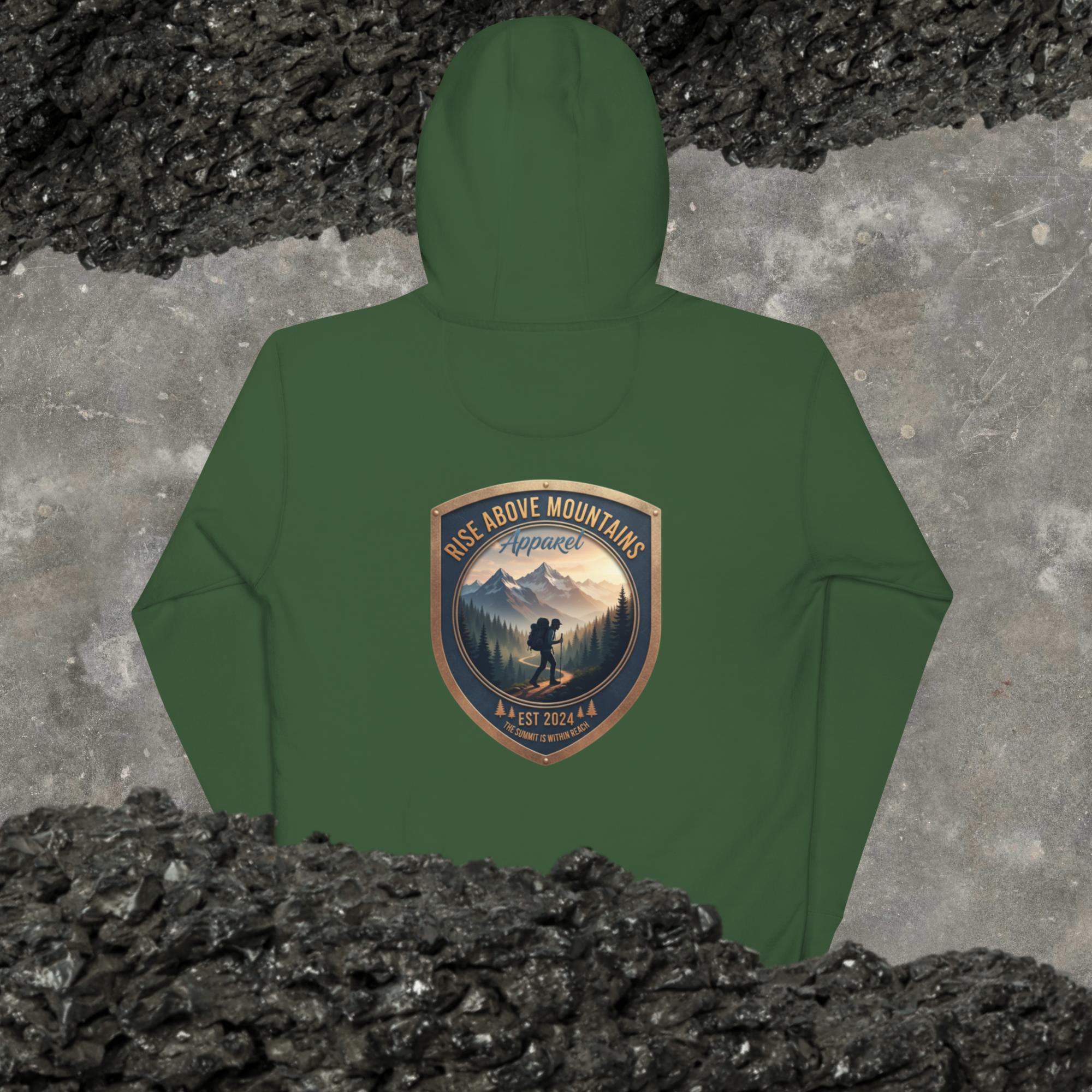 Unisex "The summit is within reach" Hoodie - Rise Above Mountains LLC