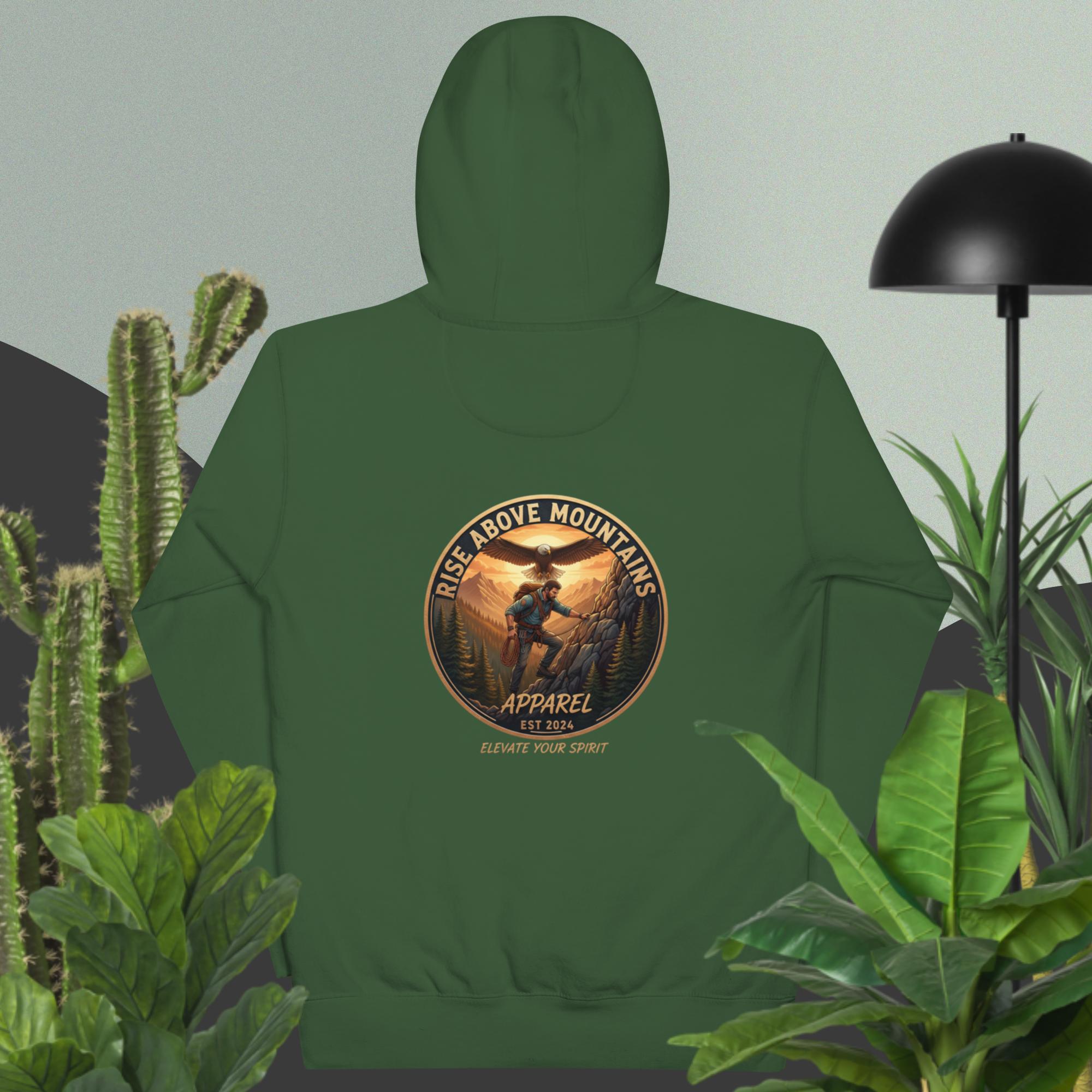 Unisex "Elevate your Spirit" Hoodie - Rise Above Mountains LLC