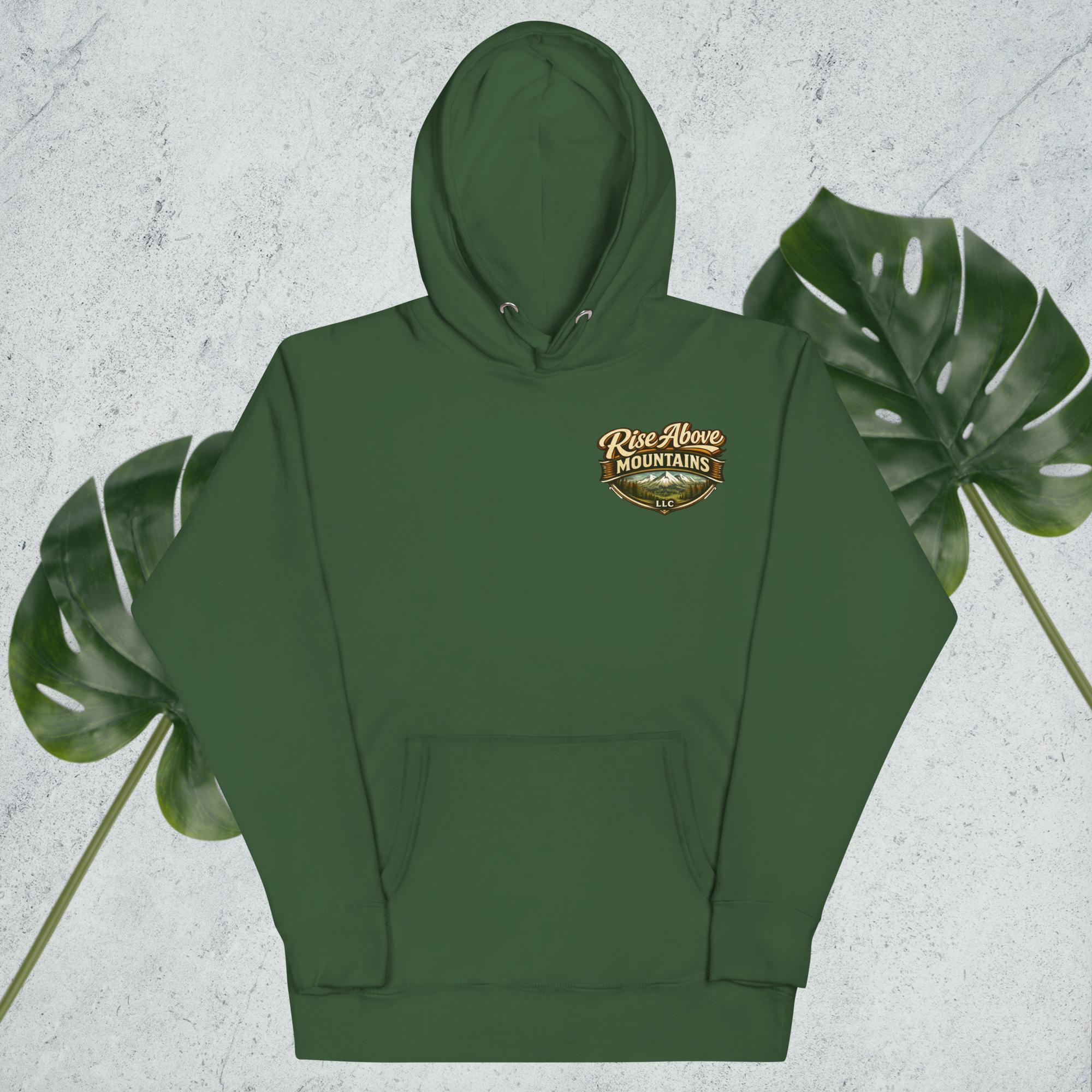 Unisex "Break through your limits" Hoodie - Rise Above Mountains LLC