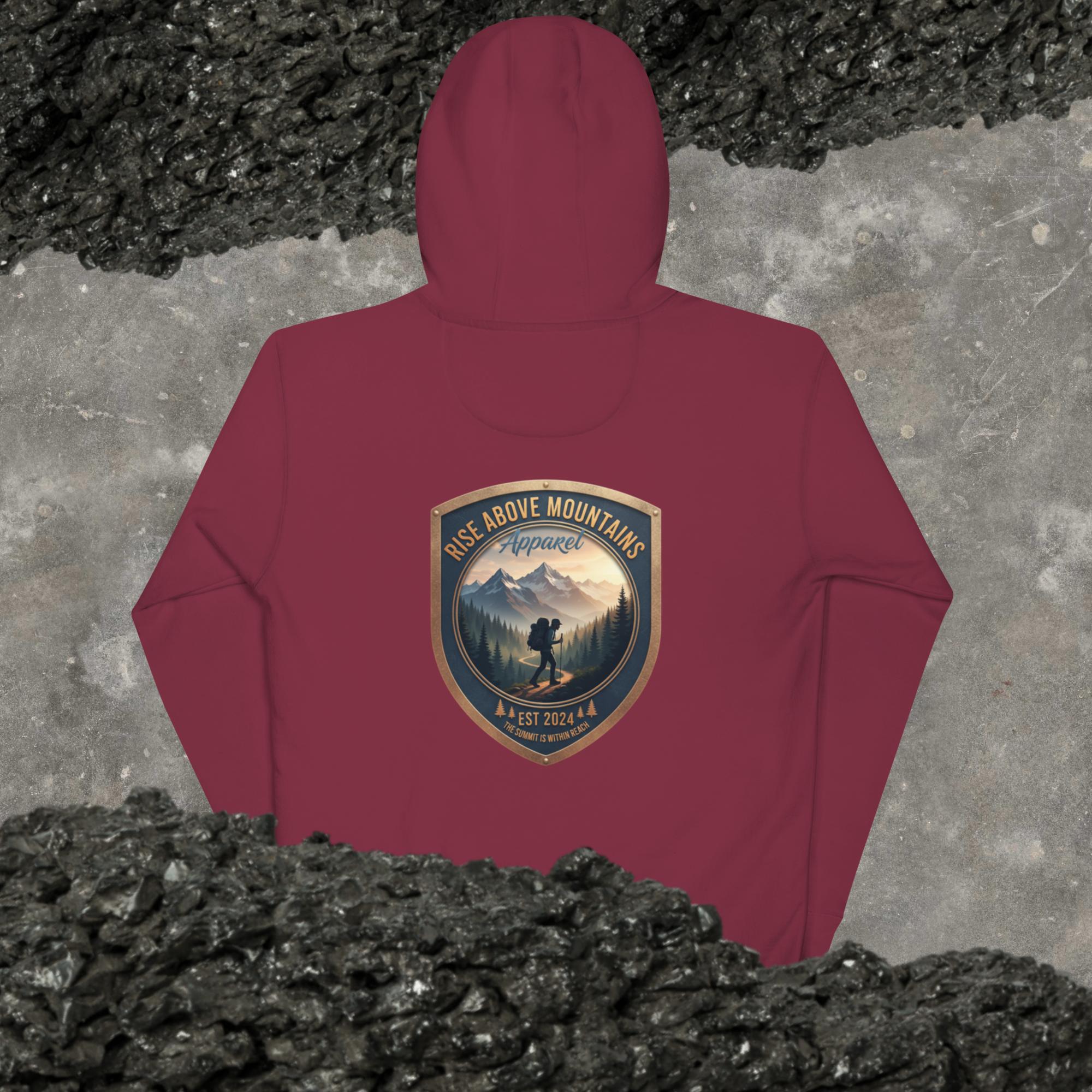Unisex "The summit is within reach" Hoodie - Rise Above Mountains LLC
