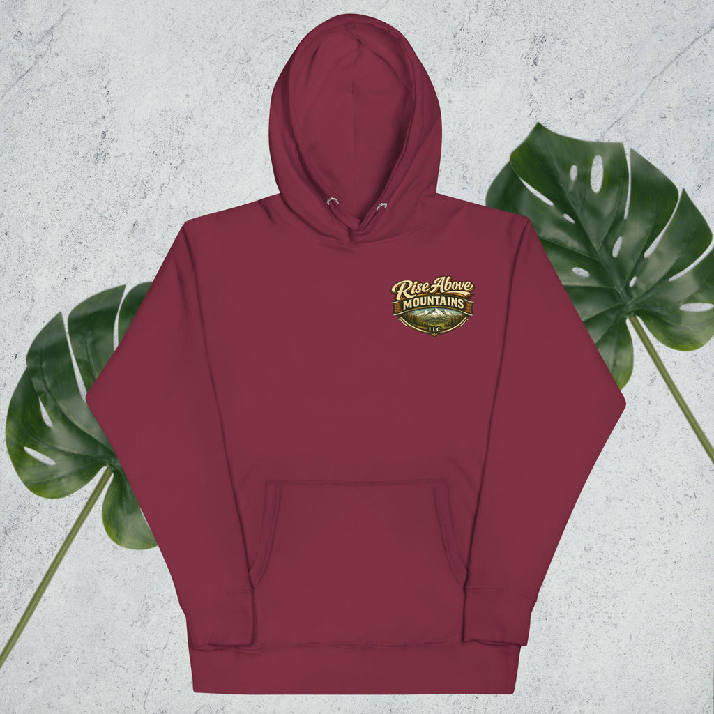 Unisex "Break through your limits" Hoodie - Rise Above Mountains LLC