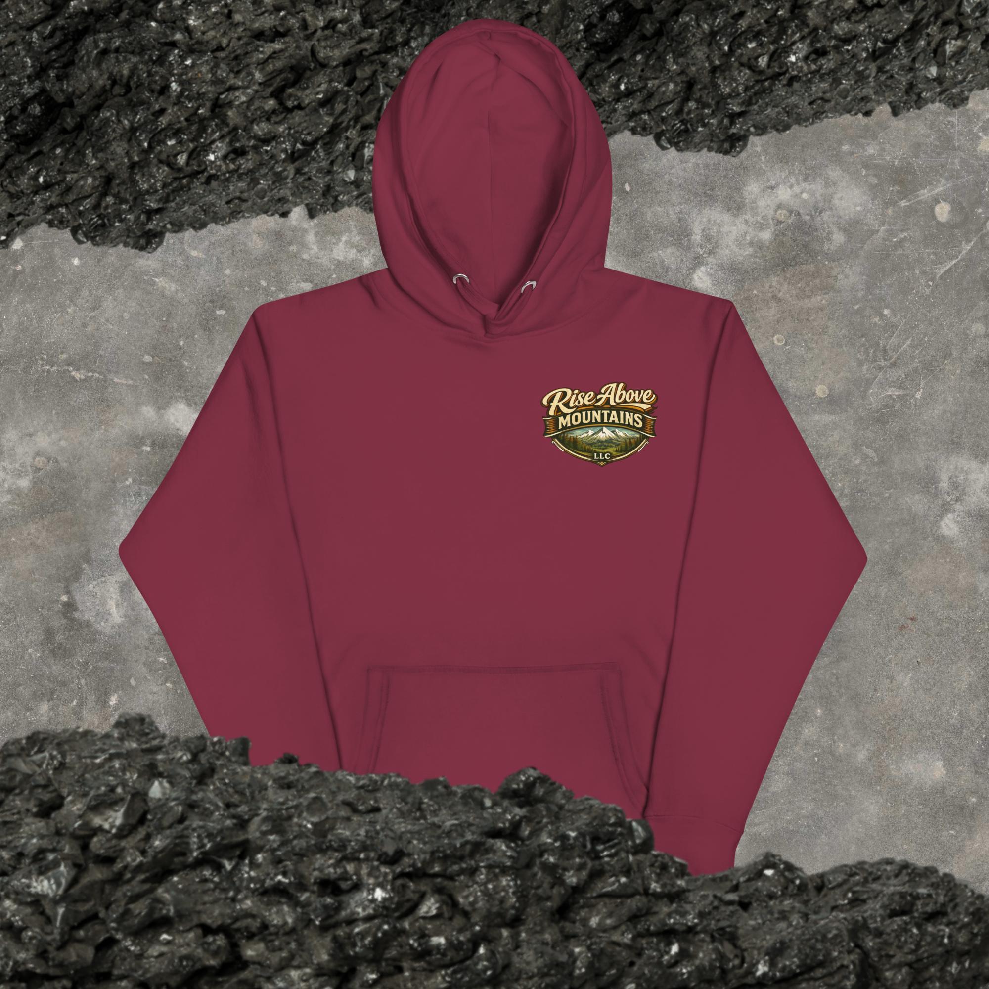 Unisex "The summit is within reach" Hoodie - Rise Above Mountains LLC