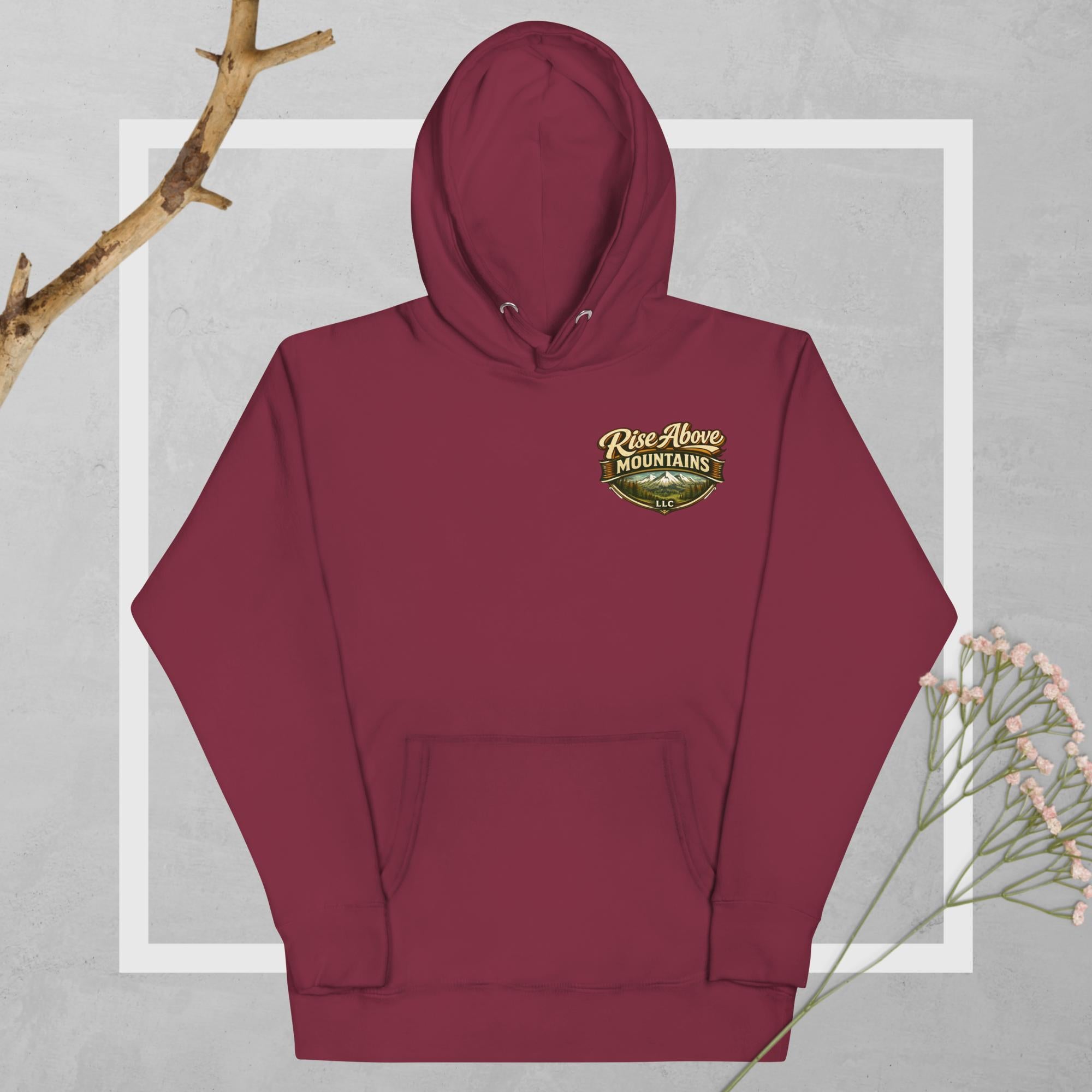 Unisex "Claim your victory" Hoodie - Rise Above Mountains LLC