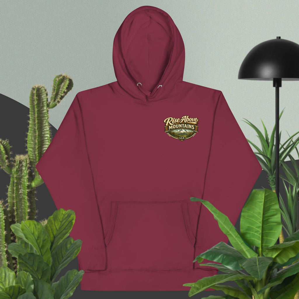 Unisex "Elevate your Spirit" Hoodie - Rise Above Mountains LLC