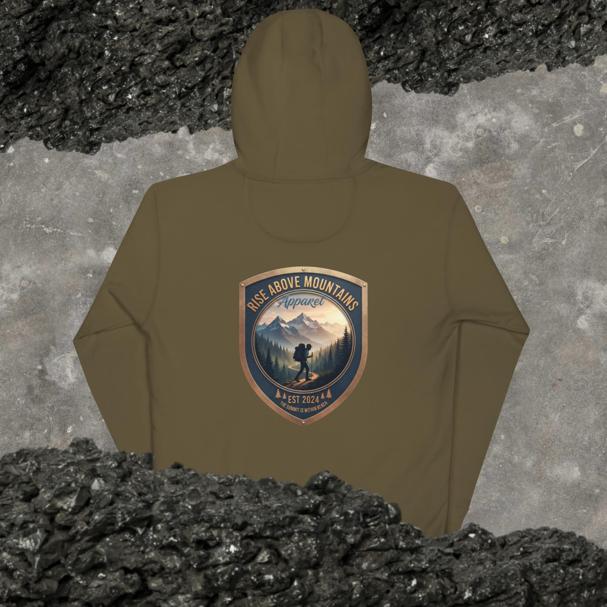 Unisex "The summit is within reach" Hoodie - Rise Above Mountains LLC