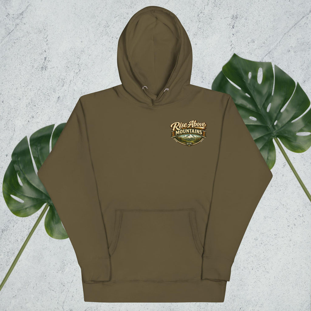 Unisex "Break through your limits" Hoodie - Rise Above Mountains LLC