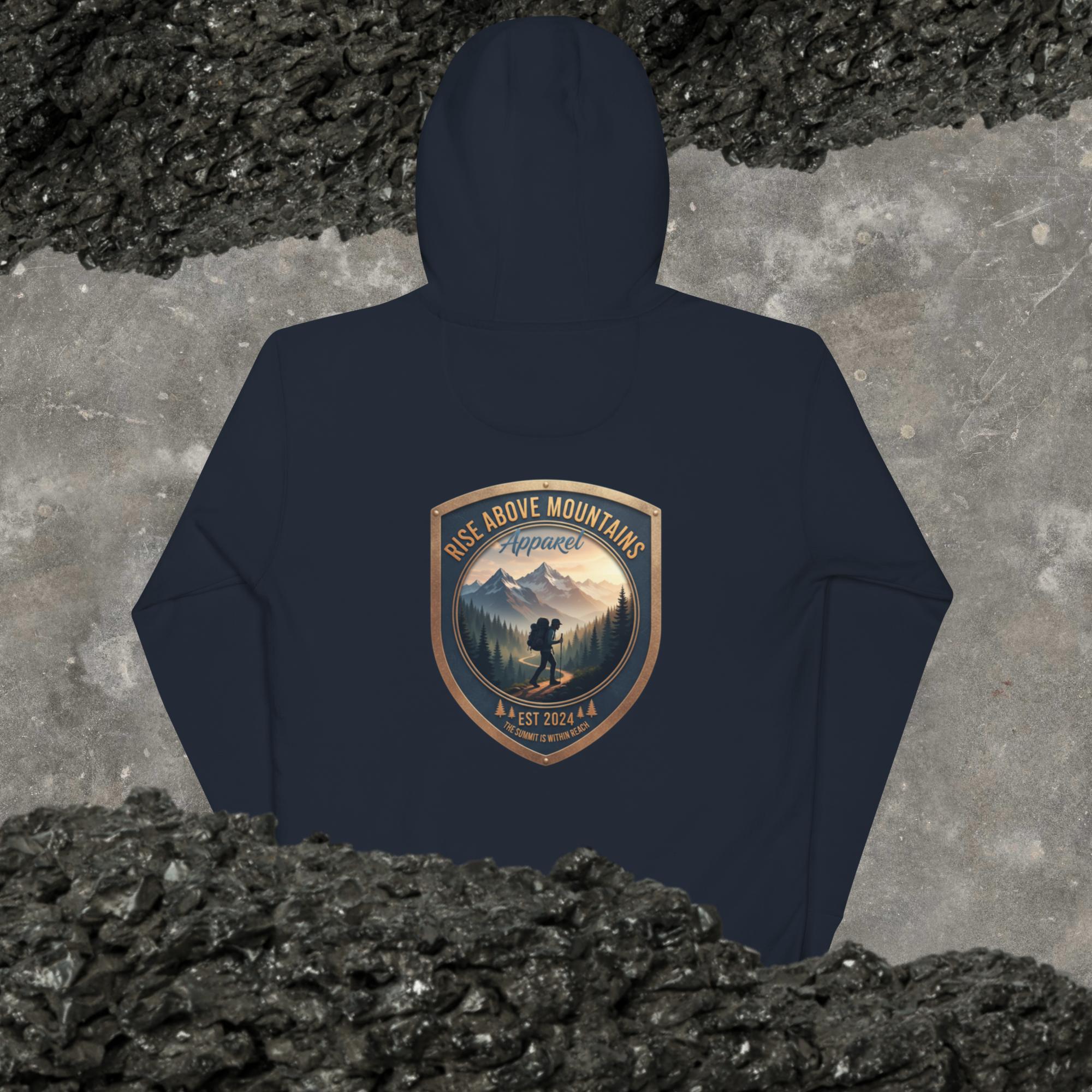 Unisex "The summit is within reach" Hoodie - Rise Above Mountains LLC
