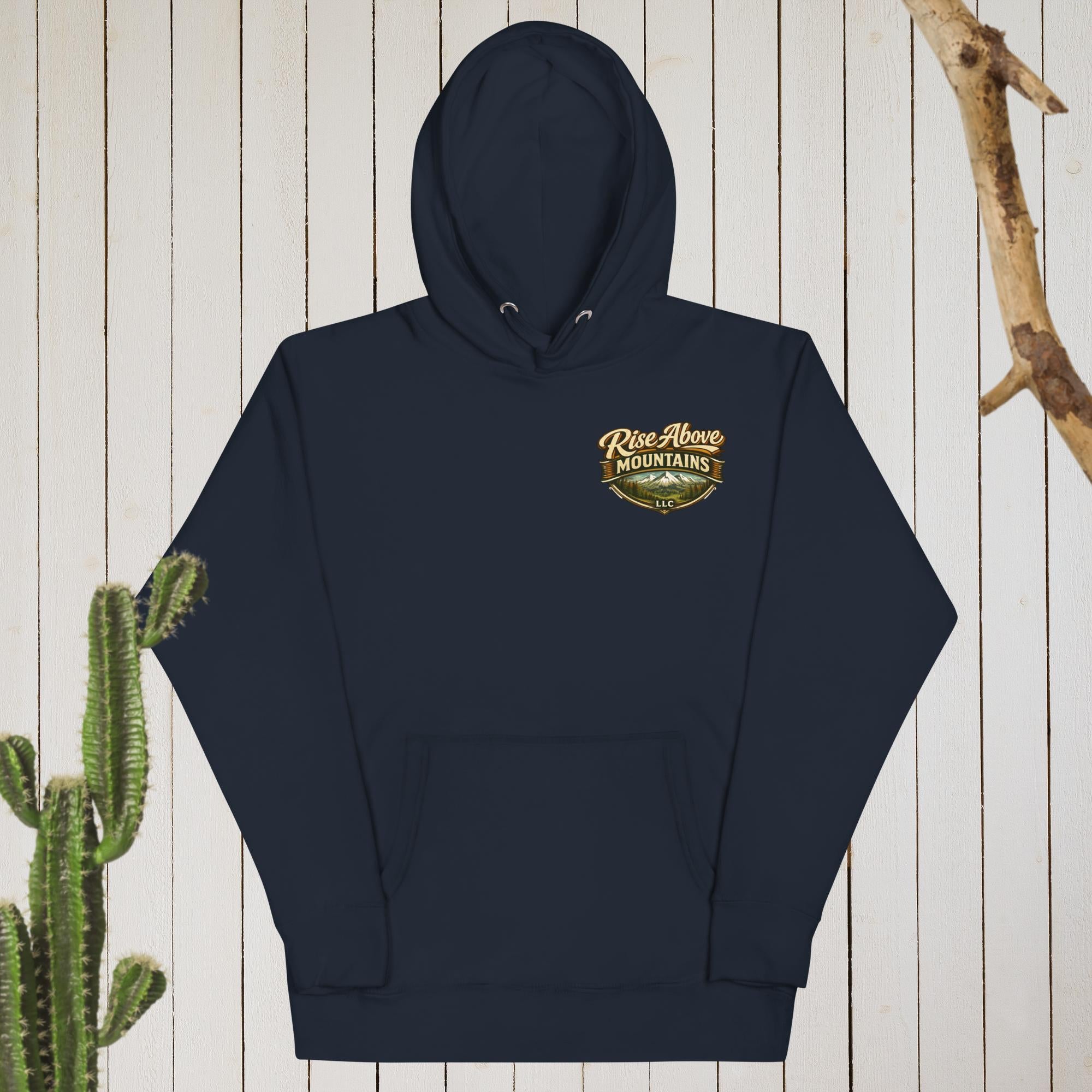 Unisex "Courage over comfort" Hoodie - Rise Above Mountains LLC