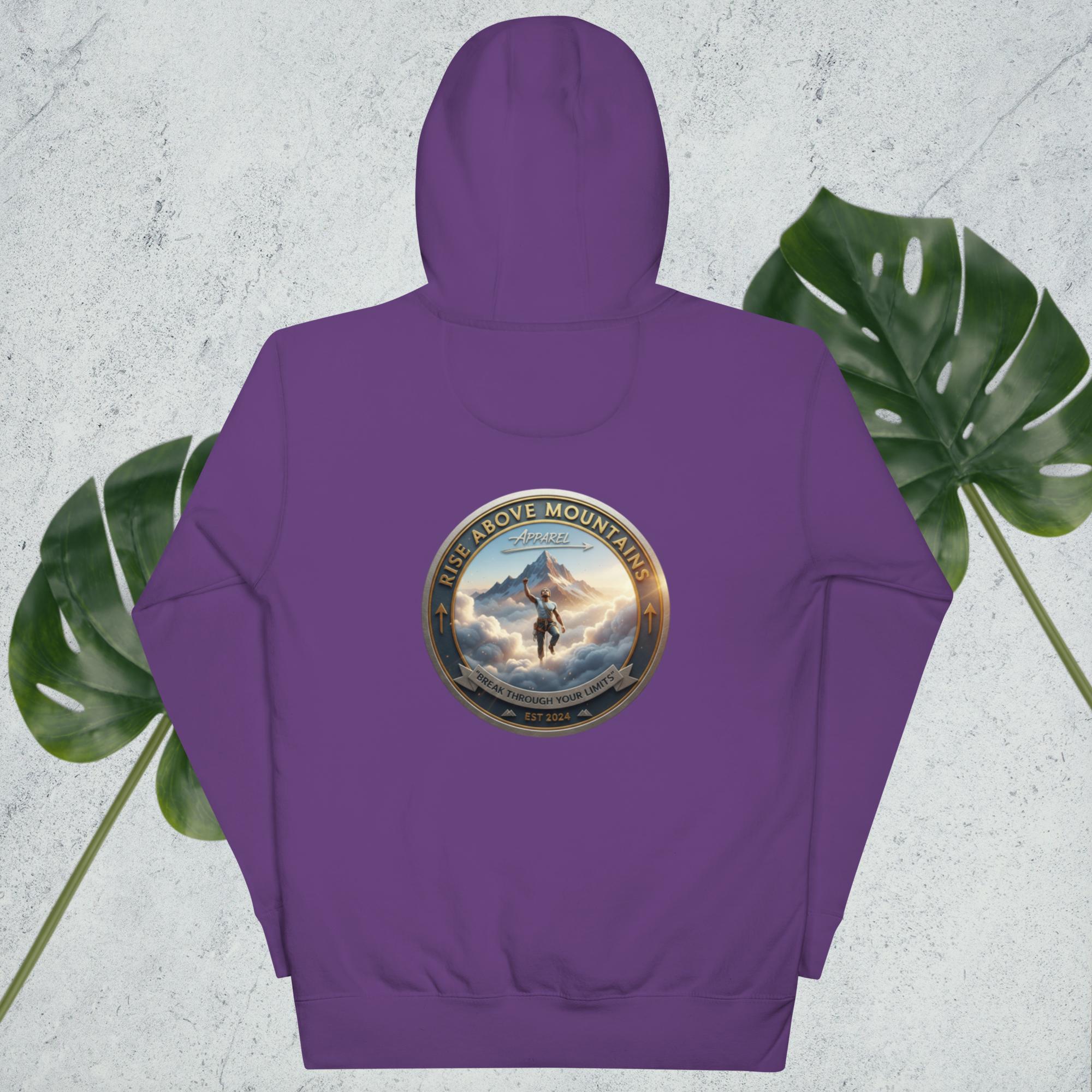 Unisex "Break through your limits" Hoodie - Rise Above Mountains LLC