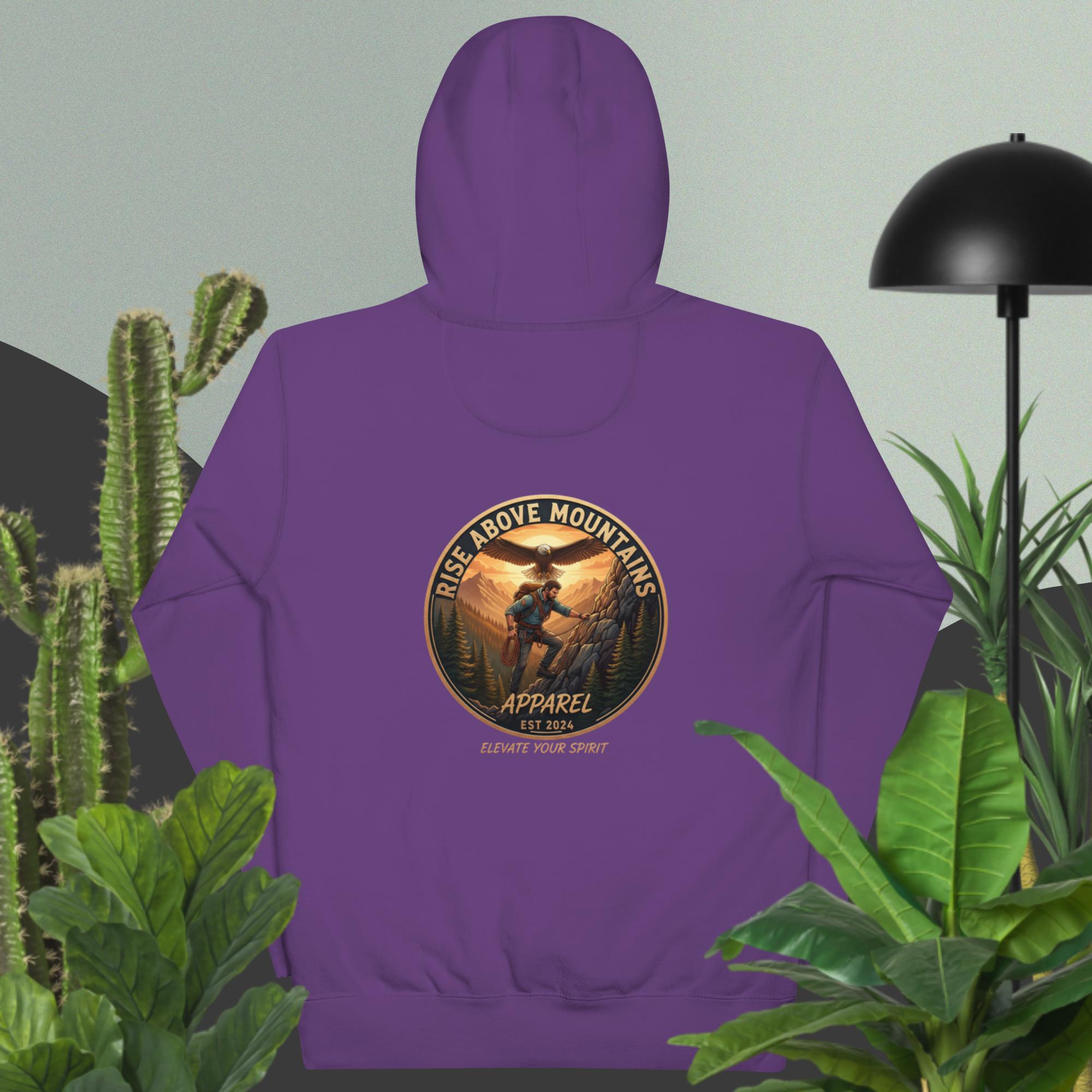 Unisex "Elevate your Spirit" Hoodie - Rise Above Mountains LLC