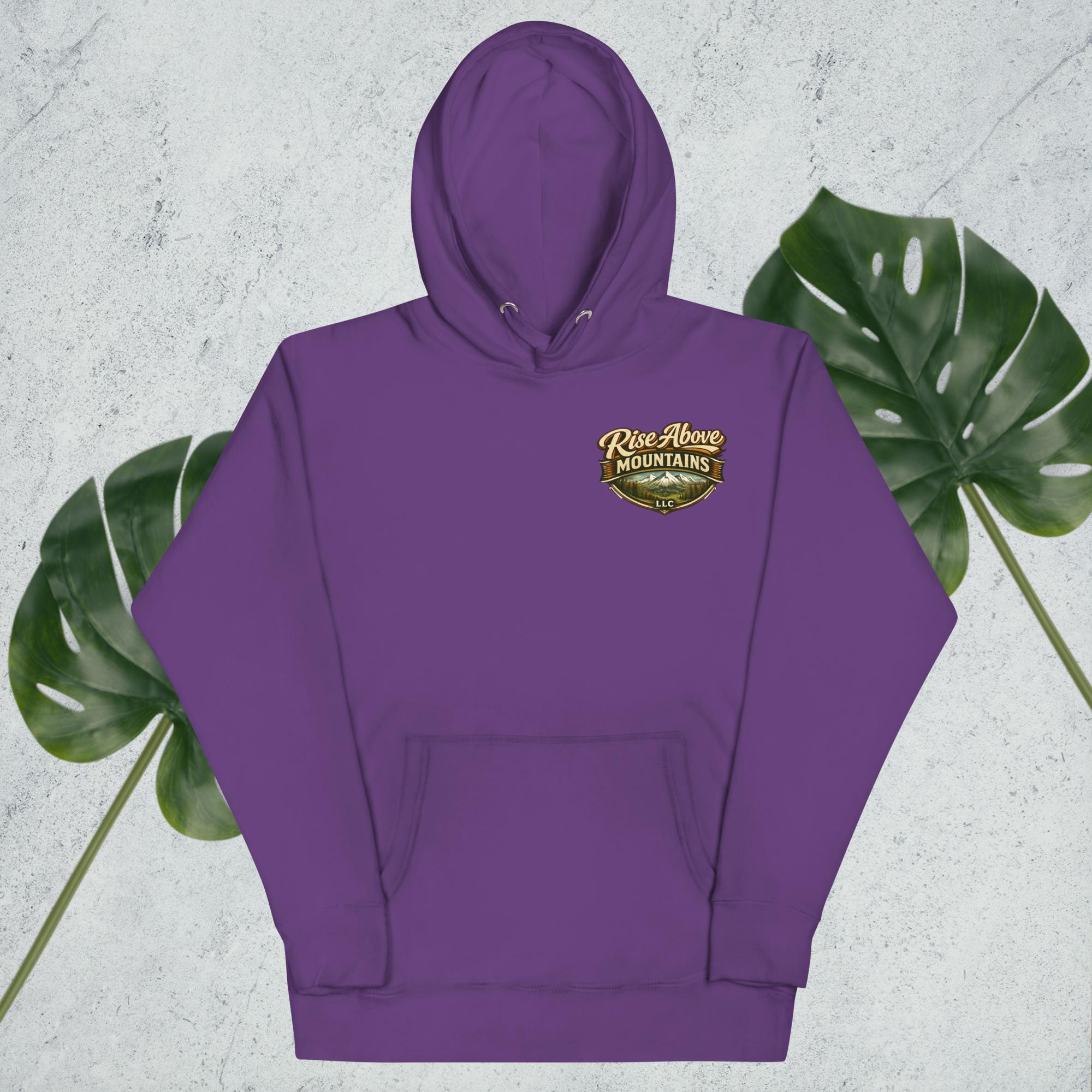 Unisex "Break through your limits" Hoodie - Rise Above Mountains LLC