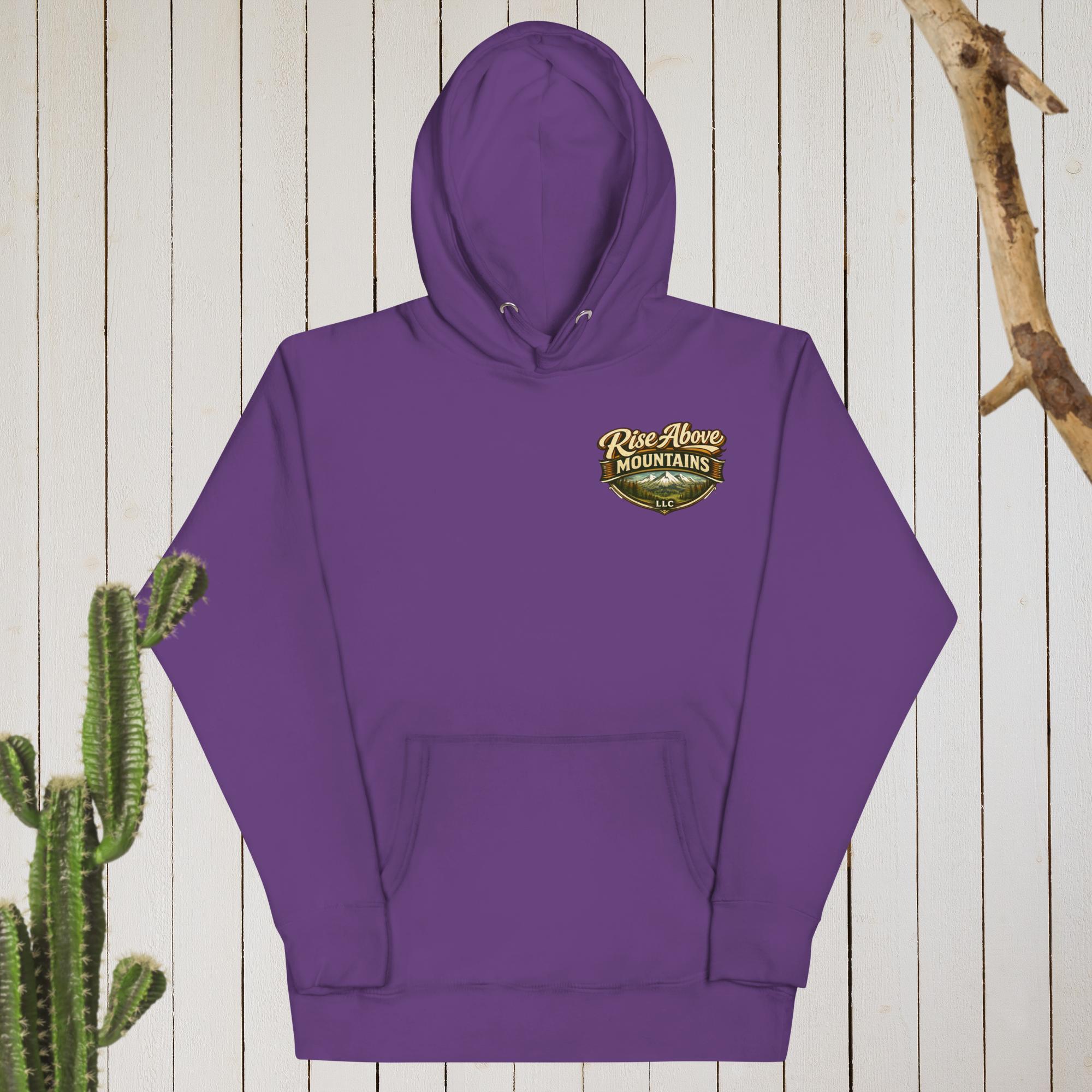 Unisex "Courage over comfort" Hoodie - Rise Above Mountains LLC