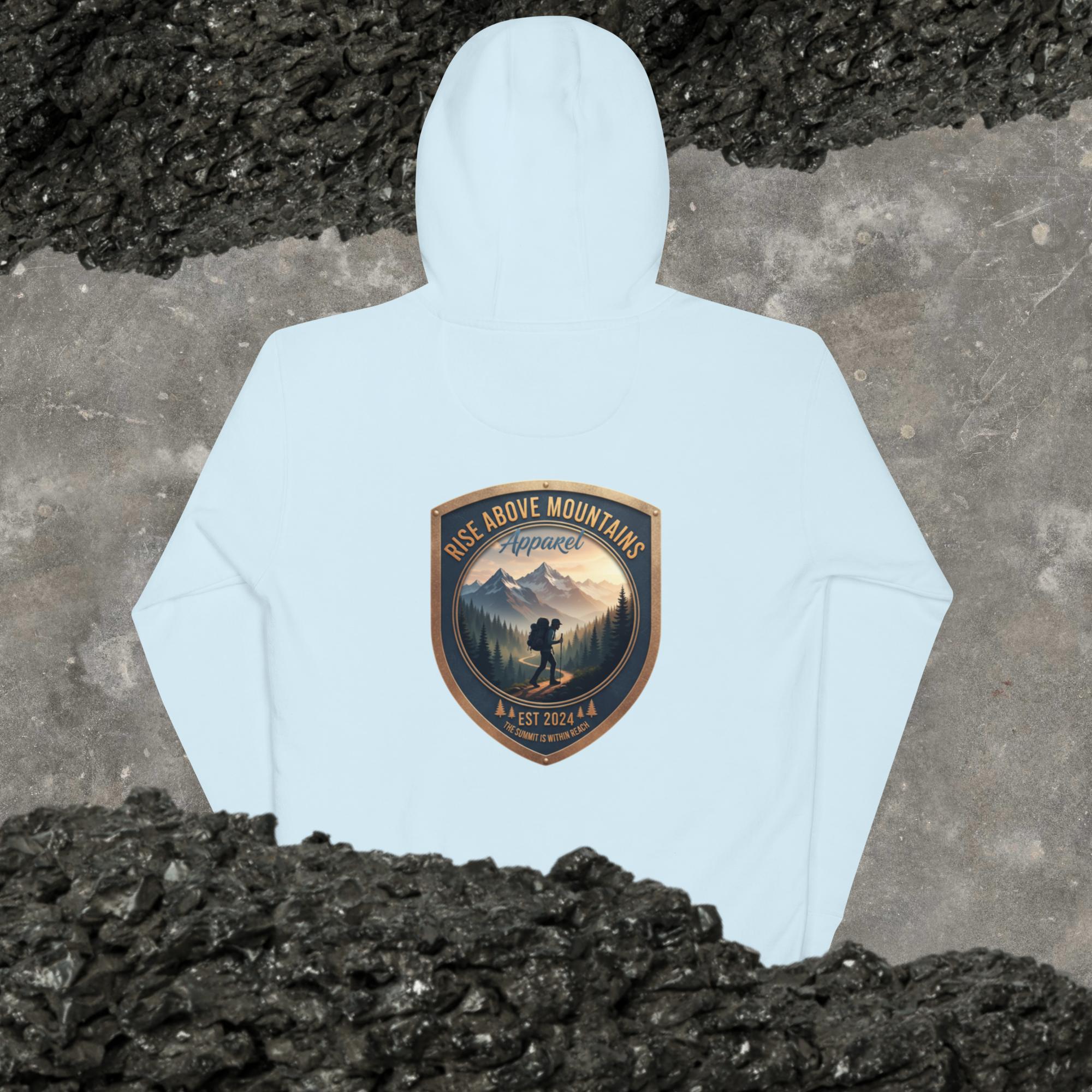 Unisex "The summit is within reach" Hoodie - Rise Above Mountains LLC