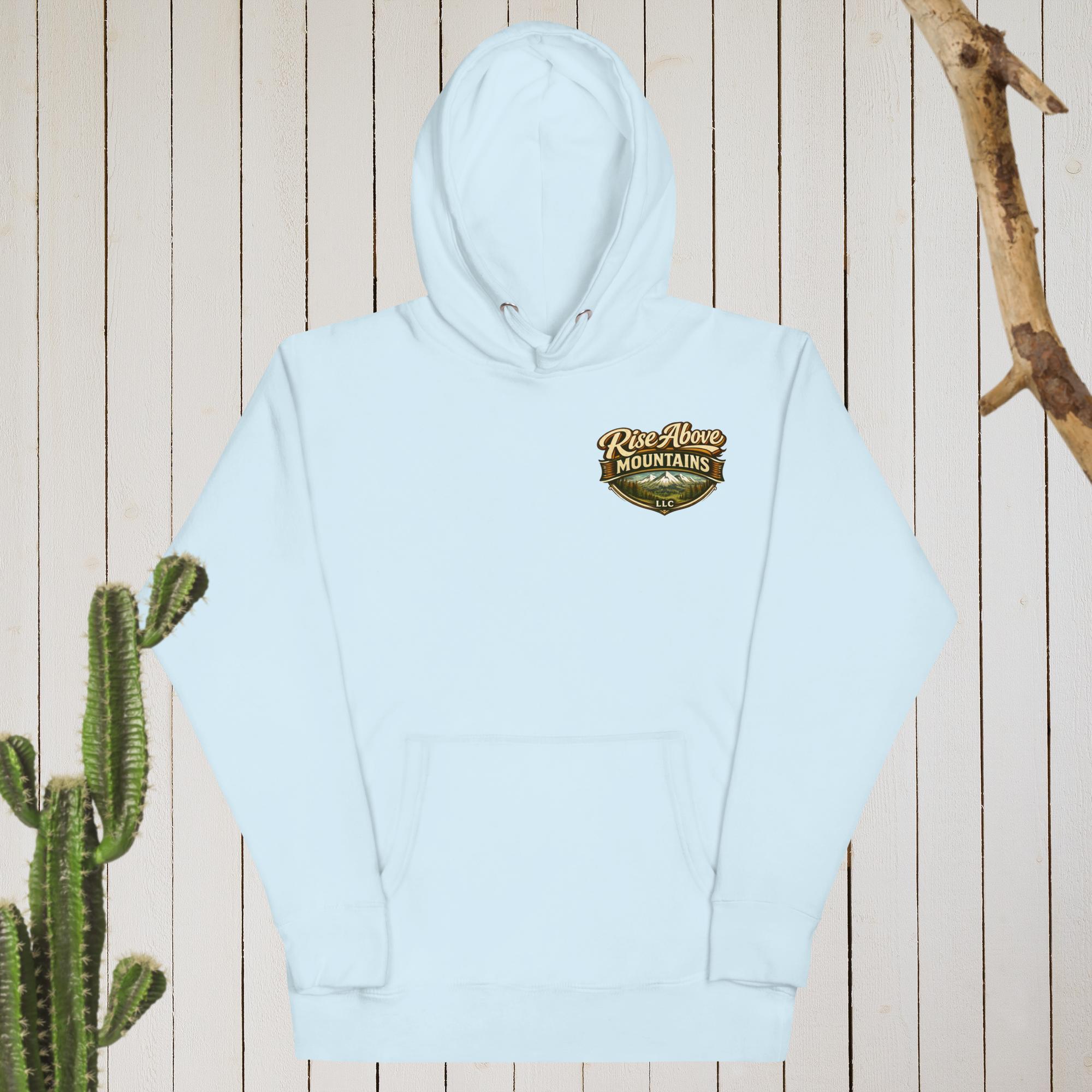 Unisex "Courage over comfort" Hoodie - Rise Above Mountains LLC