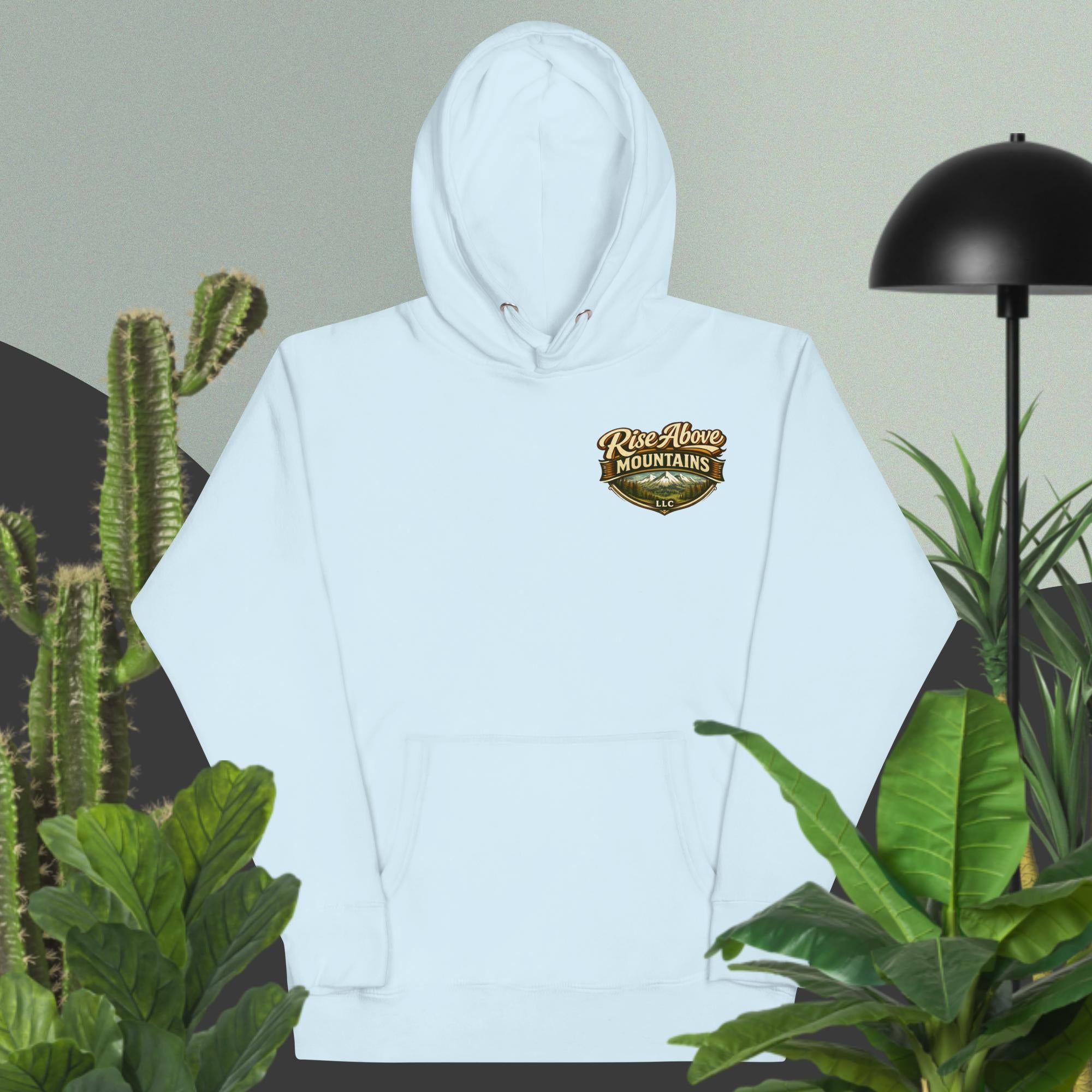 Unisex "Elevate your Spirit" Hoodie - Rise Above Mountains LLC