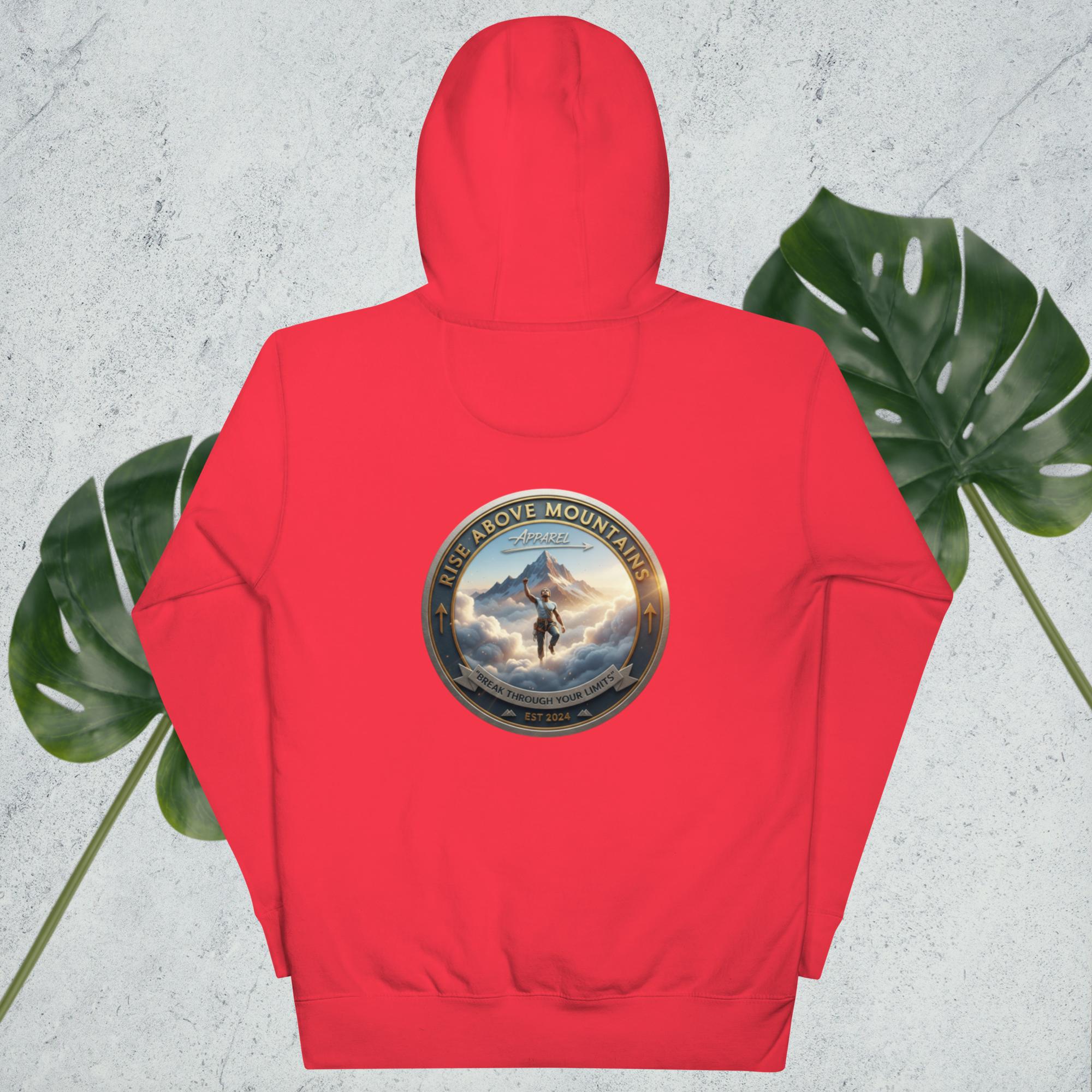 Unisex "Break through your limits" Hoodie - Rise Above Mountains LLC