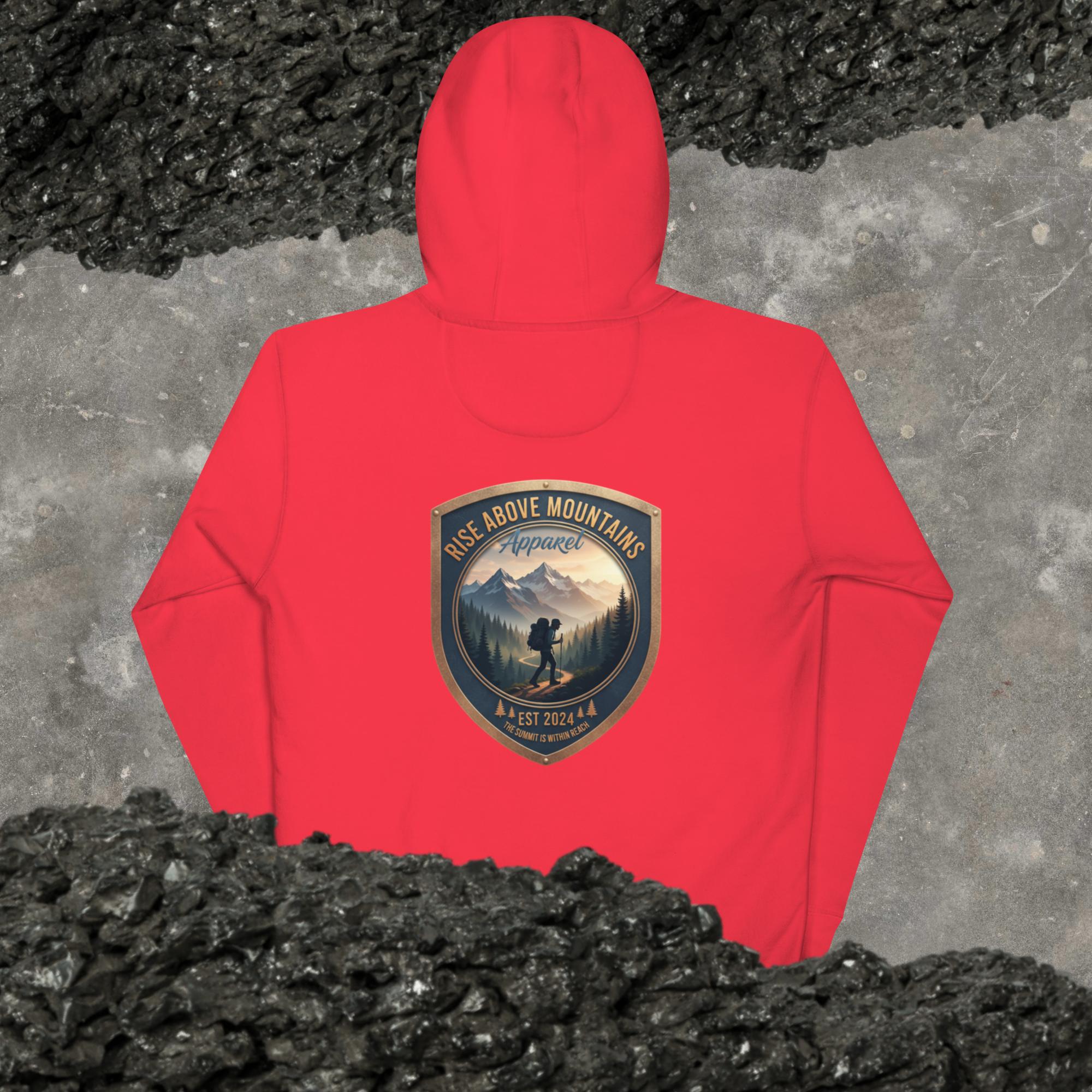 Unisex "The summit is within reach" Hoodie - Rise Above Mountains LLC
